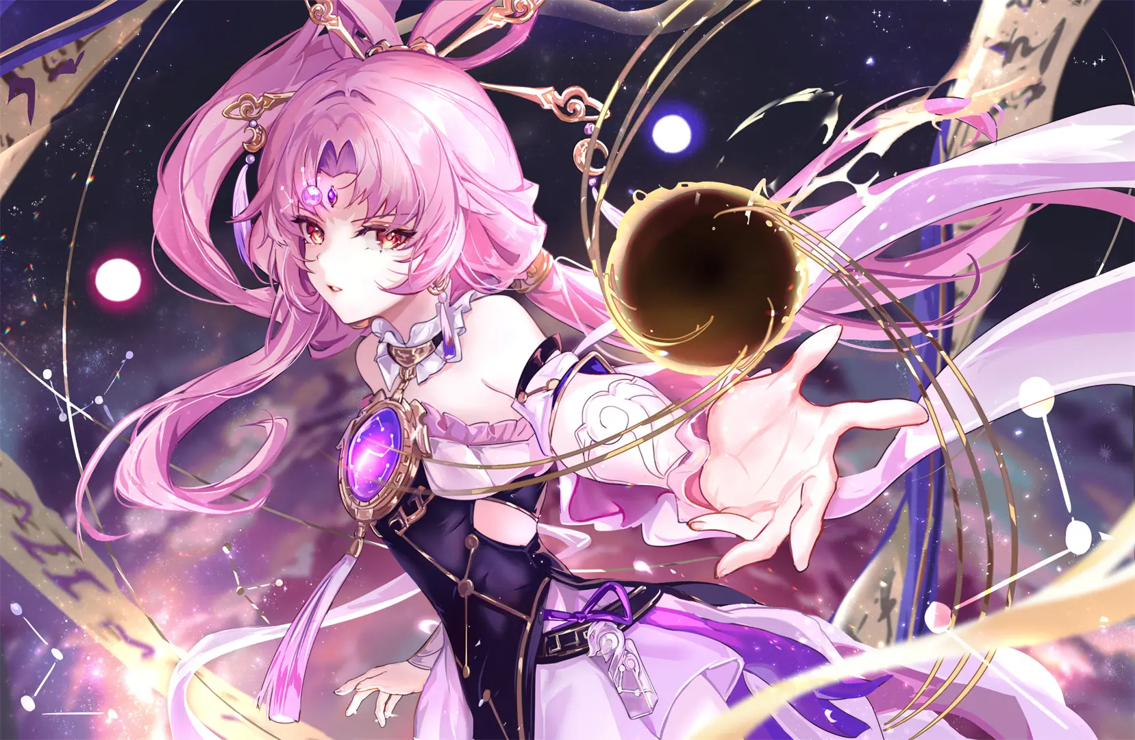 【P站画师】原神 胡桃 妮露 八重神子 甘雨 芙宁娜 申鹤 星穹铁道 卡芙卡 阮梅 符玄 插画师Vardan的美图壁纸作品推荐 手机壁纸-第15张