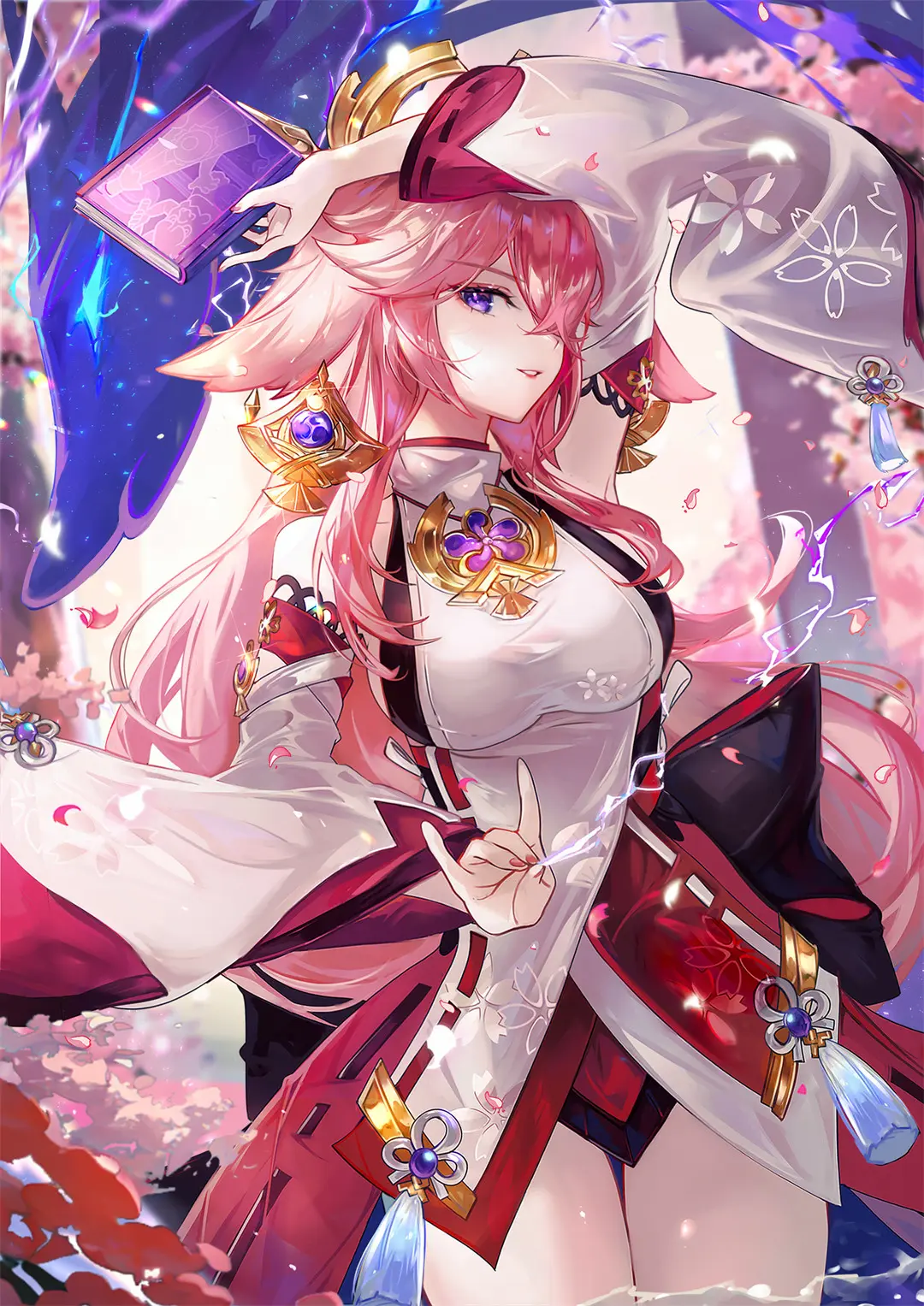 【P站画师】原神 胡桃 妮露 八重神子 甘雨 芙宁娜 申鹤 星穹铁道 卡芙卡 阮梅 符玄 插画师Vardan的美图壁纸作品推荐 手机壁纸-第18张