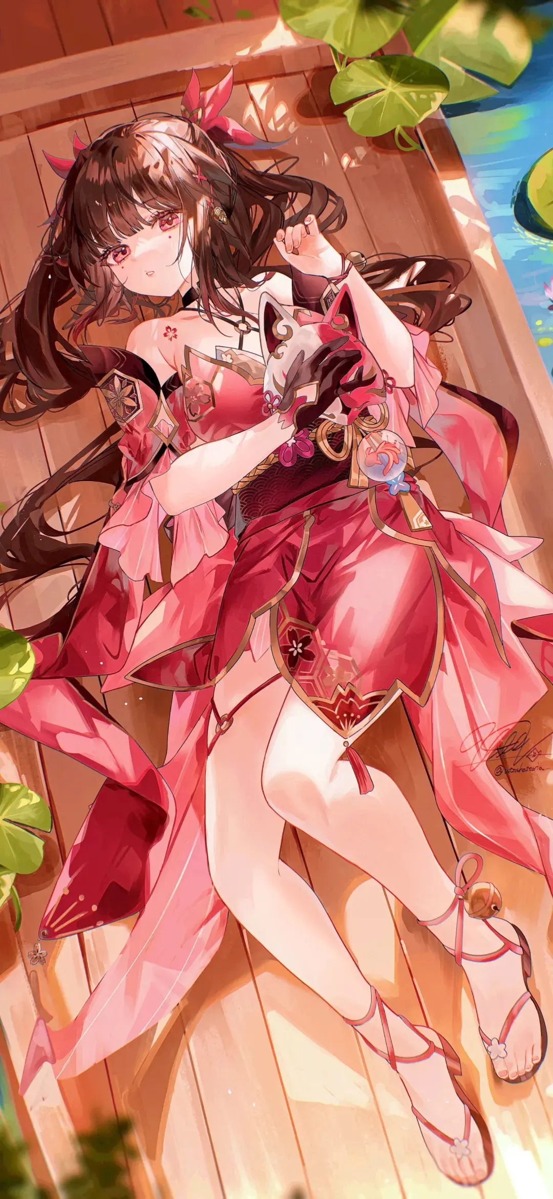 【动漫壁纸】花开花落 日升日没 真情如烟波 人只知寂寞 谁在乎因果 壁纸-第9张