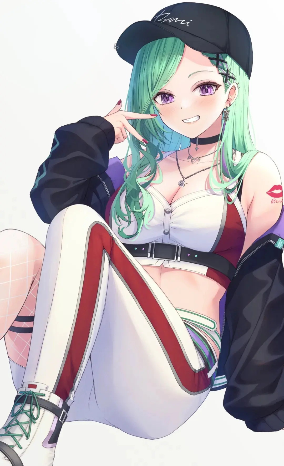 【动漫壁纸】短裙少女，芙宁娜 初音未来 花火 这执念 又多少遍 触动了心弦 手机壁纸-第5张