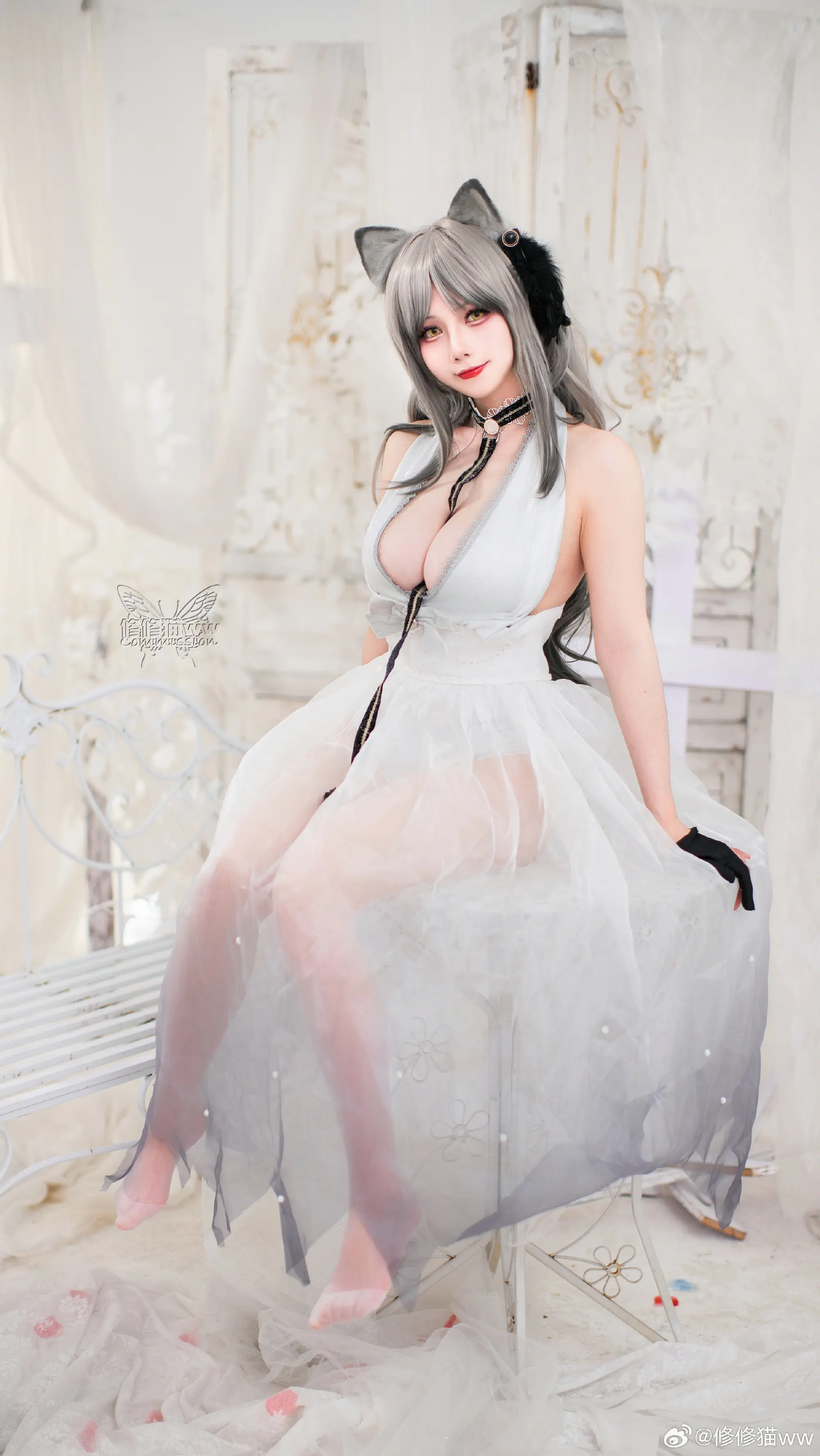 COSPLAY 明日方舟 黑-芭蕾@修修猫ww-公众号小姨ai