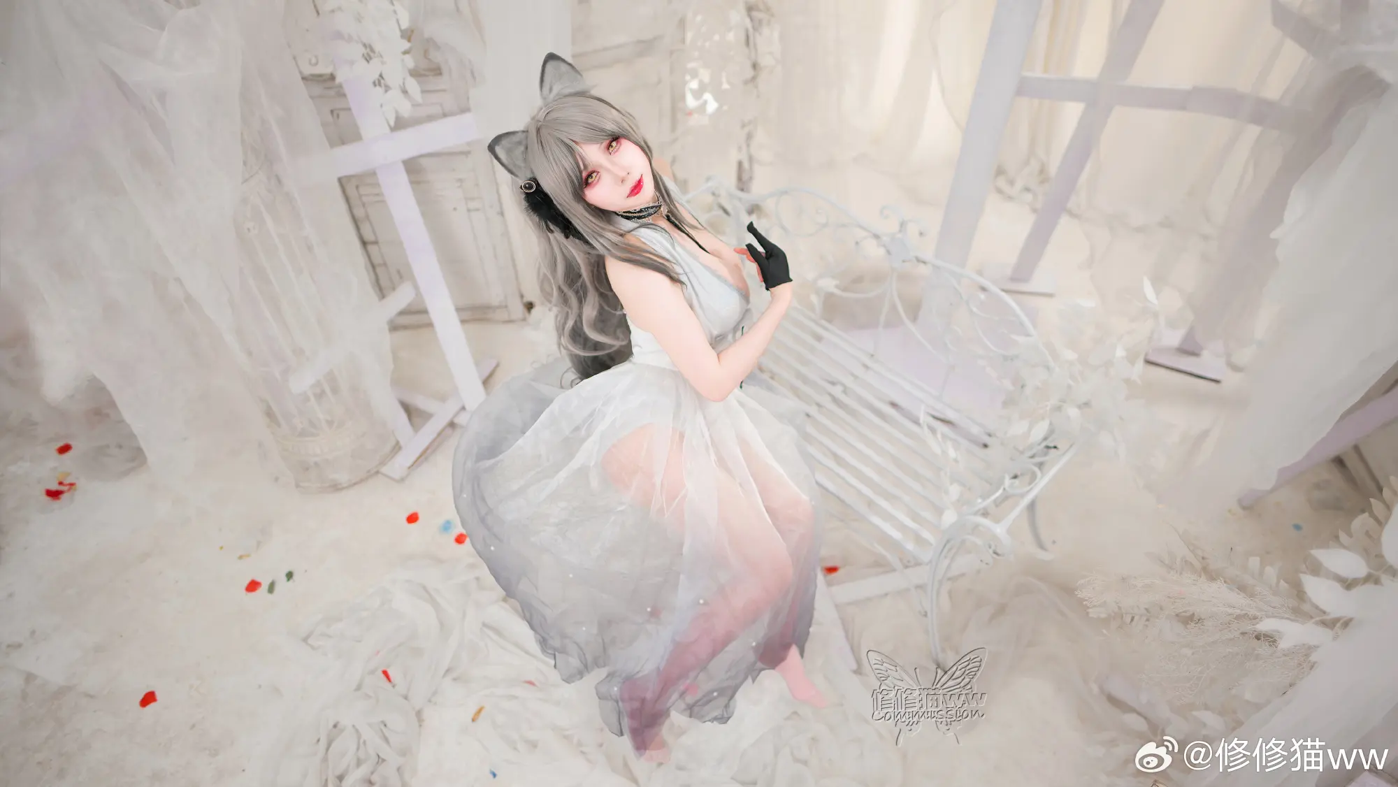 COSPLAY 明日方舟 黑-芭蕾@修修猫ww COSPLAY-第4张