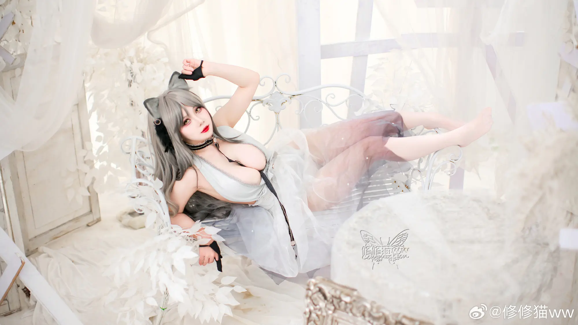 COSPLAY 明日方舟 黑-芭蕾@修修猫ww COSPLAY-第5张