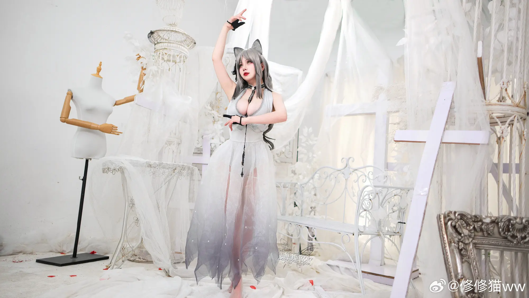 COSPLAY 明日方舟 黑-芭蕾@修修猫ww COSPLAY-第7张
