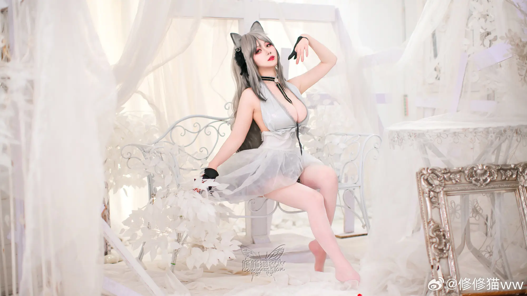 COSPLAY 明日方舟 黑-芭蕾@修修猫ww COSPLAY-第8张