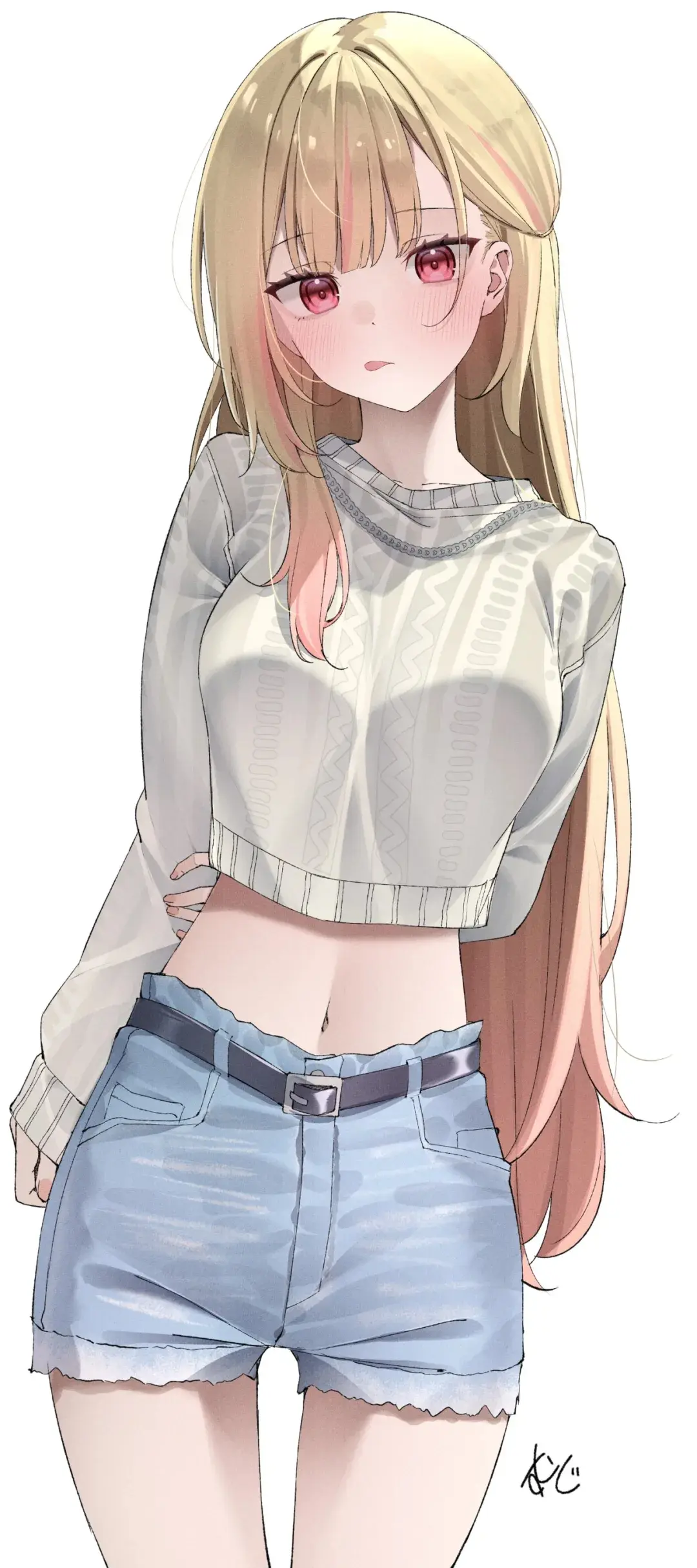 【动漫壁纸】金发少女 连衣裙美少女 砂狼白子  当你说再见以后 所有笑容都黯然褪色-公众号小姨ai