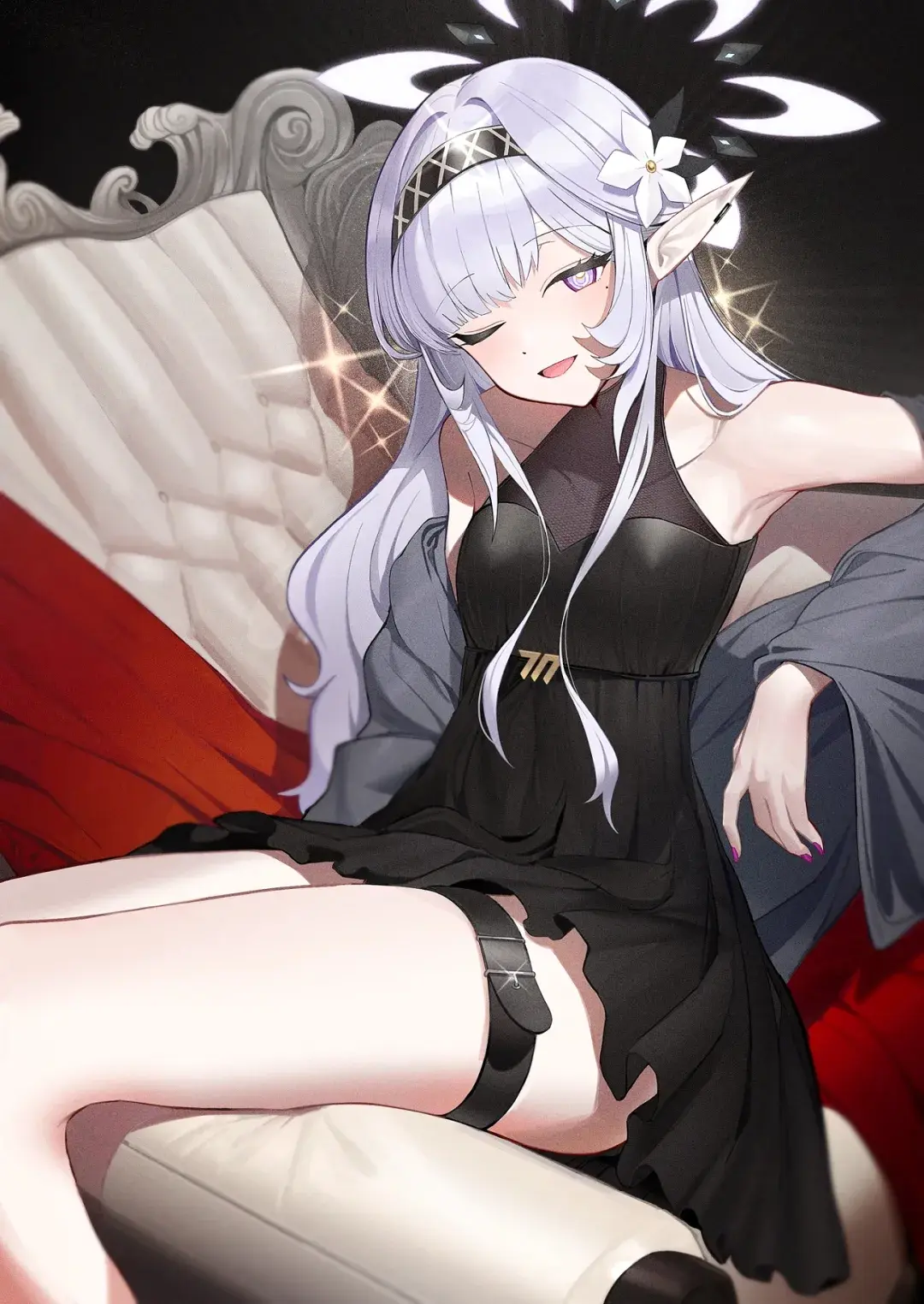 【动漫壁纸】金发少女 连衣裙美少女 砂狼白子  当你说再见以后 所有笑容都黯然褪色 手机壁纸-第15张