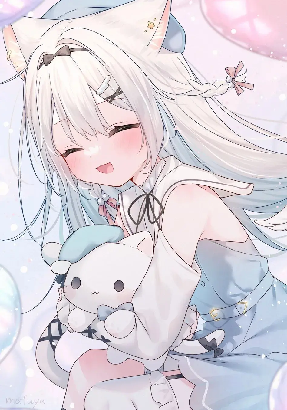 【动漫壁纸】金发少女 连衣裙美少女 砂狼白子  当你说再见以后 所有笑容都黯然褪色 手机壁纸-第20张