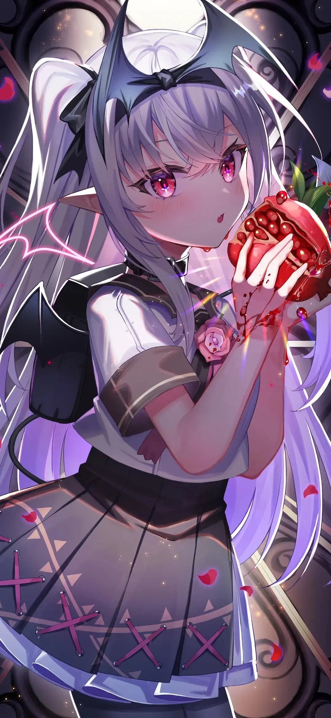 【动漫壁纸】JK少女制服 碧蓝档案 早濑优香 崩坏：星穹铁道 藿藿 花火 黄泉 你在谁的身旁 我都全力体谅 手机壁纸-第3张