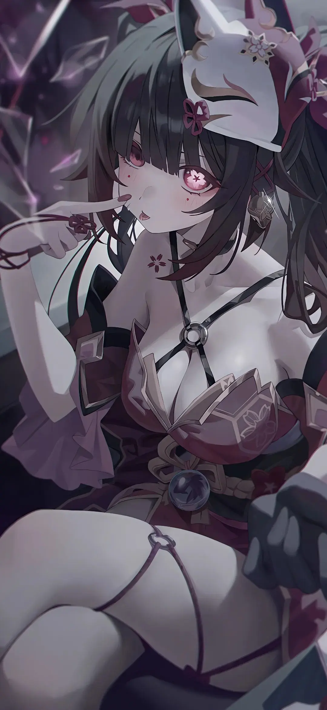 【动漫壁纸】JK少女制服 碧蓝档案 早濑优香 崩坏：星穹铁道 藿藿 花火 黄泉 你在谁的身旁 我都全力体谅 手机壁纸-第5张