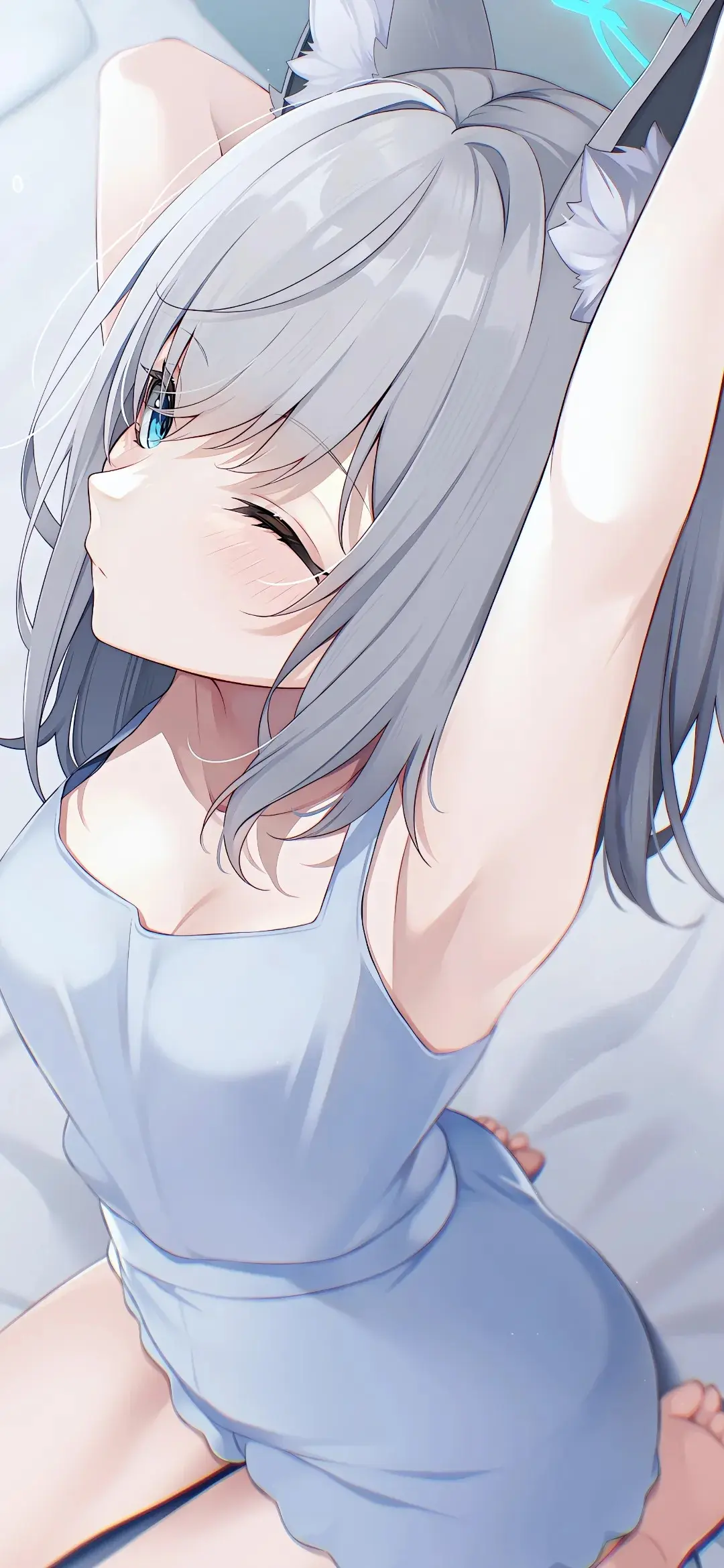 【动漫壁纸】JK少女制服 碧蓝档案 早濑优香 崩坏：星穹铁道 藿藿 花火 黄泉 你在谁的身旁 我都全力体谅 手机壁纸-第7张