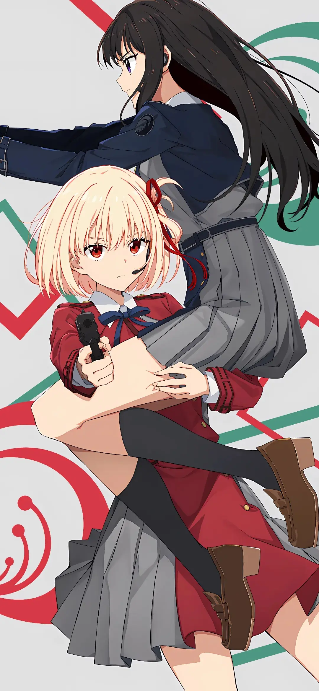 【动漫壁纸】JK少女制服 碧蓝档案 早濑优香 崩坏：星穹铁道 藿藿 花火 黄泉 你在谁的身旁 我都全力体谅 手机壁纸-第8张