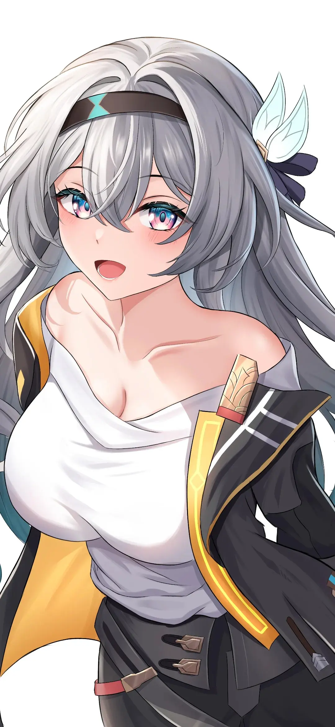 【动漫壁纸】JK少女制服 碧蓝档案 早濑优香 崩坏：星穹铁道 藿藿 花火 黄泉 你在谁的身旁 我都全力体谅 手机壁纸-第17张