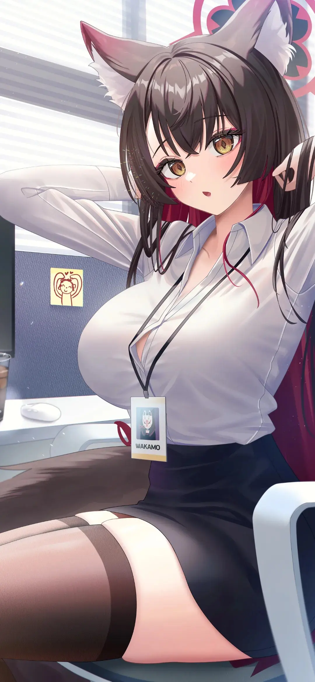 【动漫壁纸】双马尾女仆 碧蓝档案 早濑优香 赛马娘 托帕 大概会有那么个人  能让我相信永恒 手机壁纸-第9张