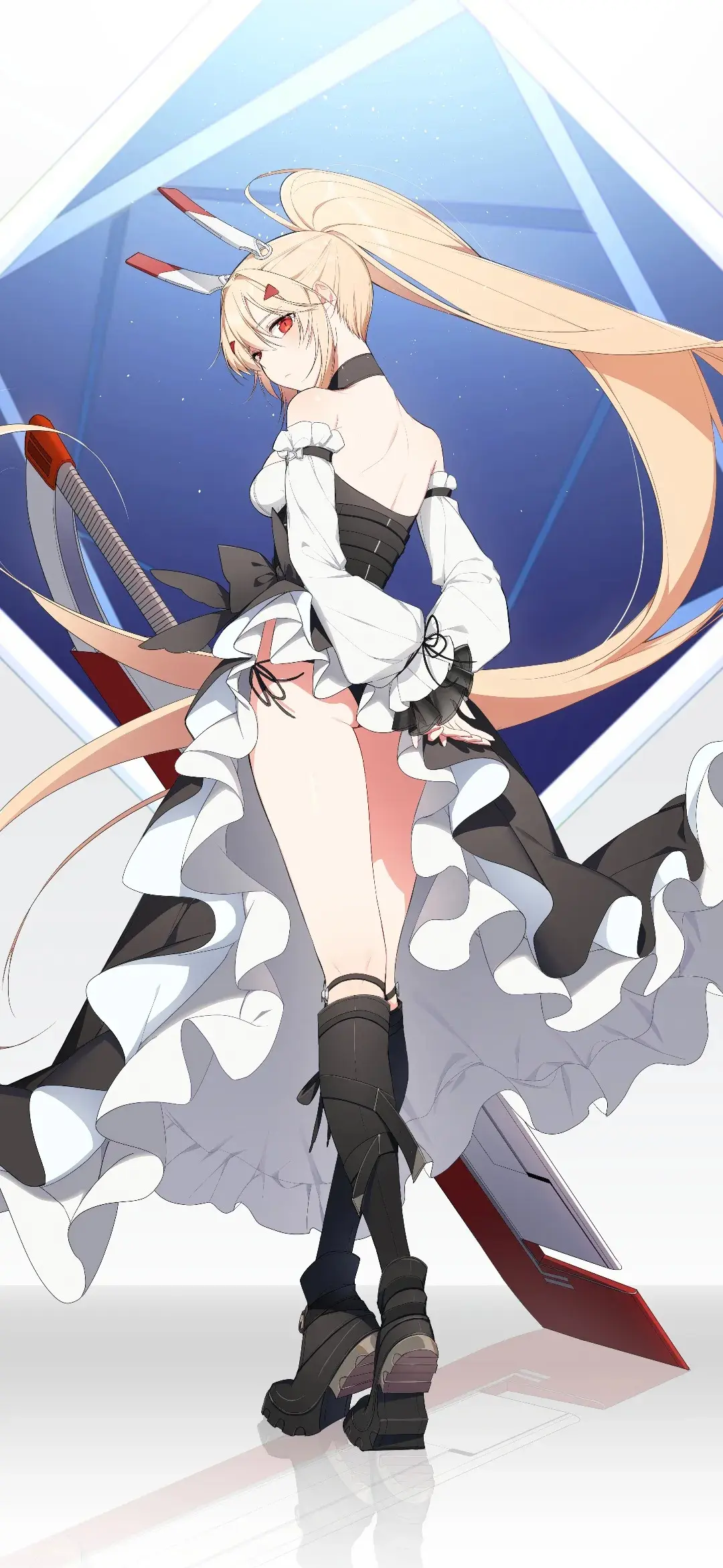 【动漫壁纸】女仆少女 雷姆 初音未来 小波其 热情过头换来的却只有冷漠 手机壁纸-第8张