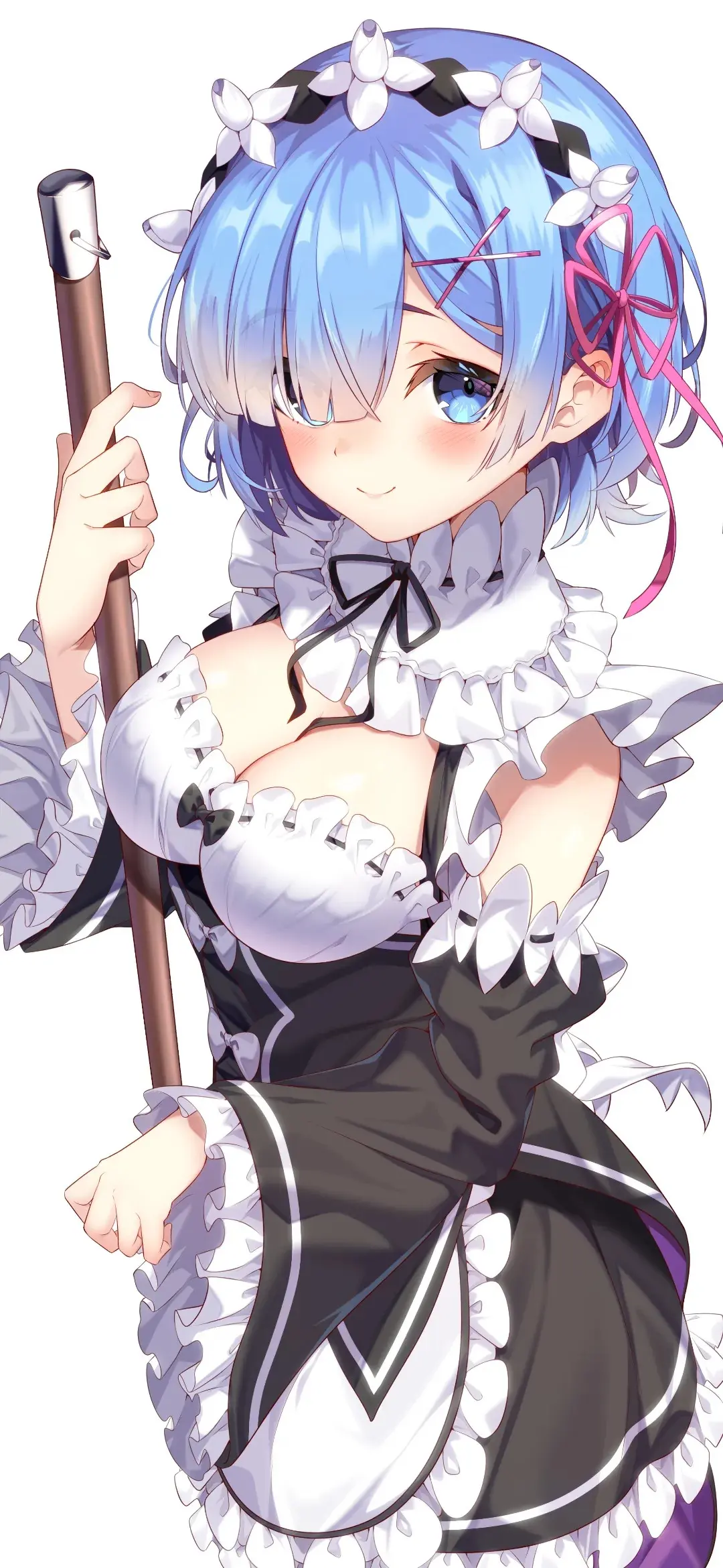 【动漫壁纸】女仆少女 雷姆 初音未来 小波其 热情过头换来的却只有冷漠 手机壁纸-第10张