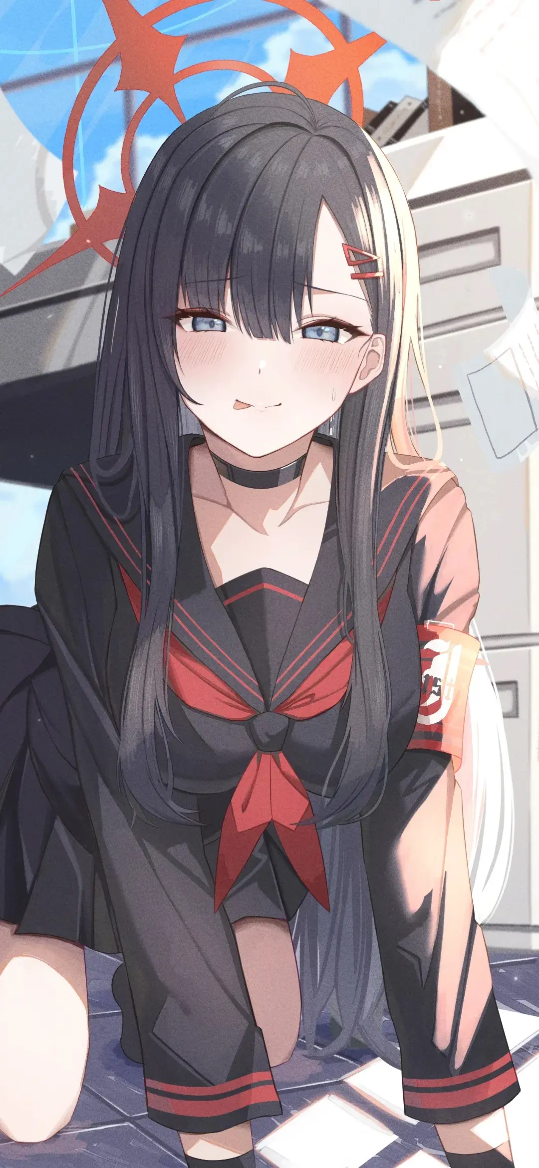 【动漫壁纸】毛白美少女 双马尾 兽耳少女 其实你从来未曾想为我停留 哪怕一秒 手机壁纸-第2张