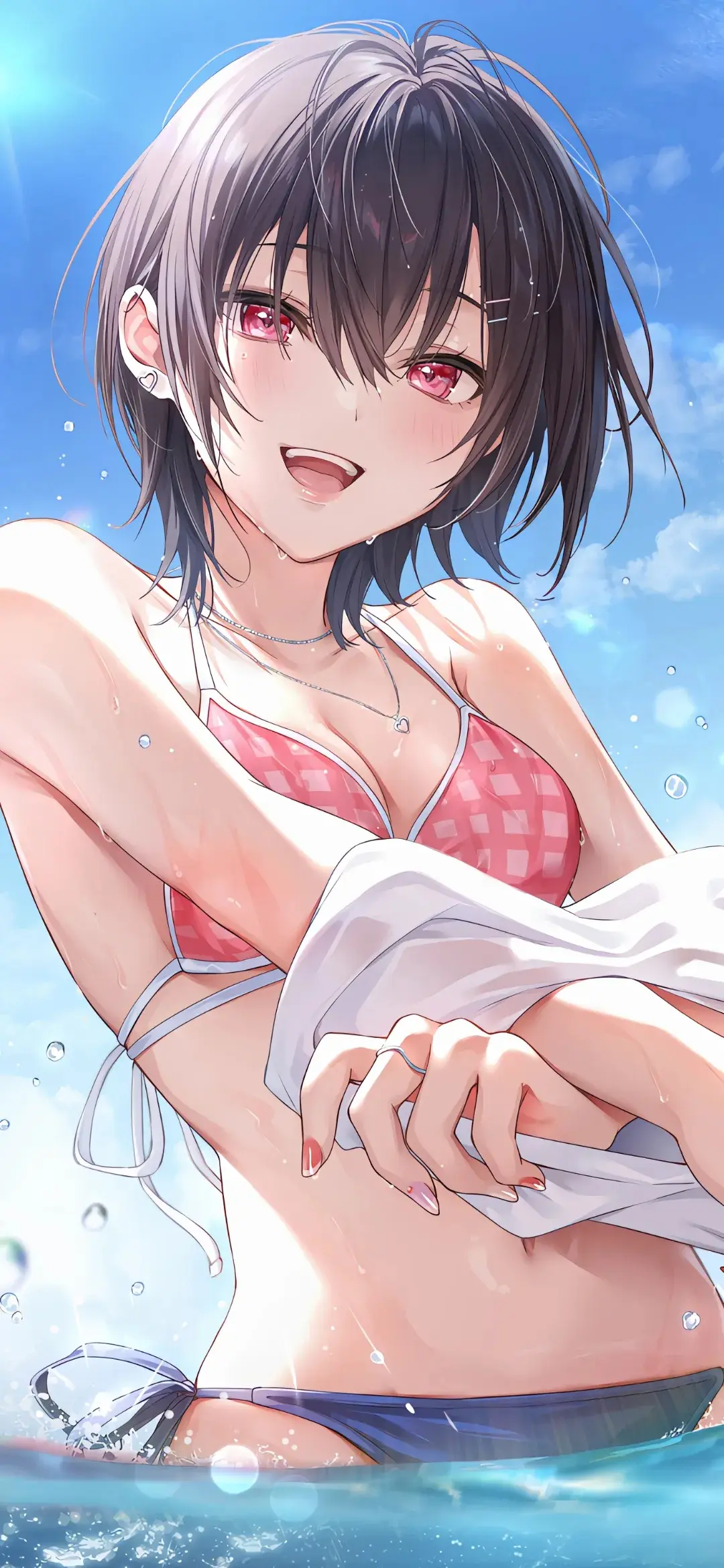 【动漫壁纸】毛白美少女 双马尾 兽耳少女 其实你从来未曾想为我停留 哪怕一秒 手机壁纸-第16张