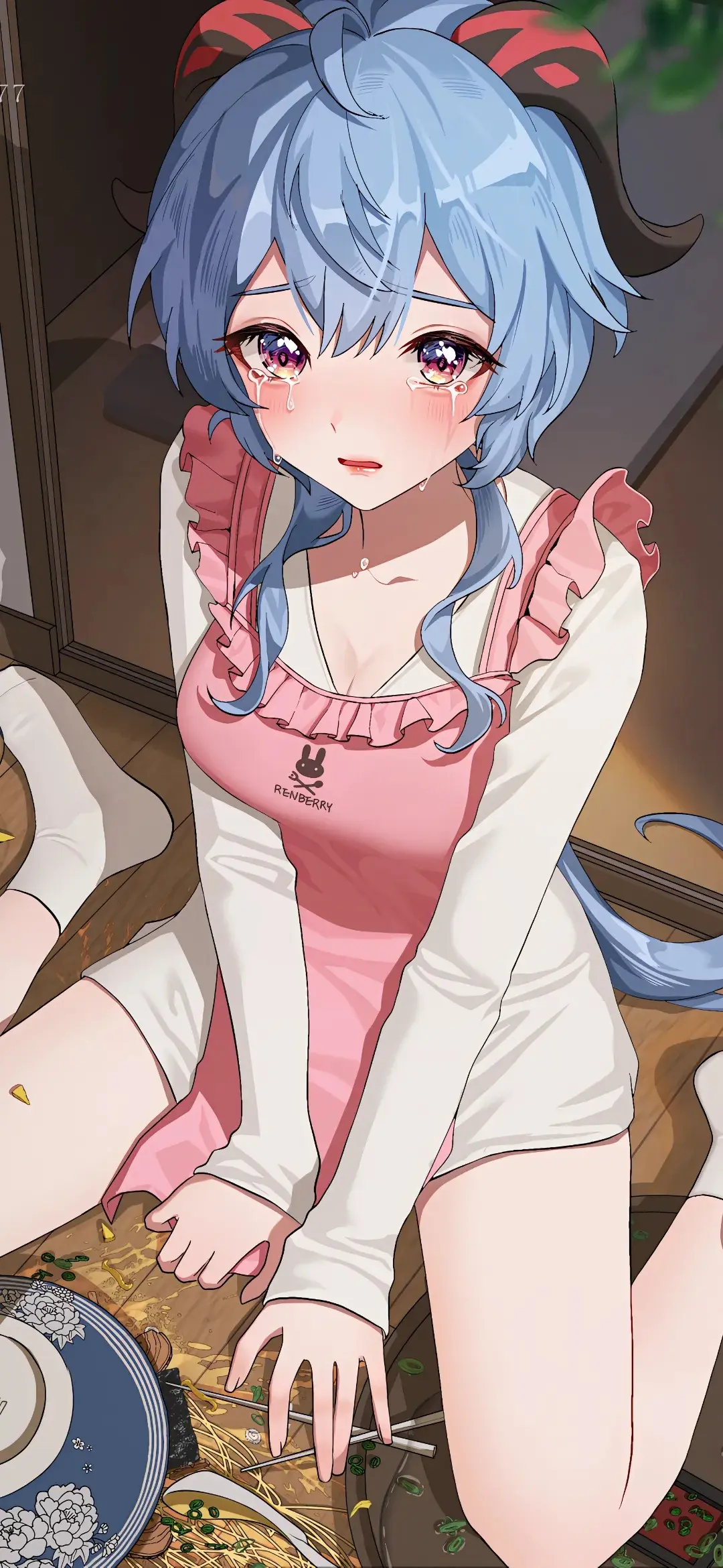 【动漫壁纸】JK制服 原神 甘雨 初音未来 枝头红杏黯然沉香  折满一簇为你斟藏 手机壁纸-第14张