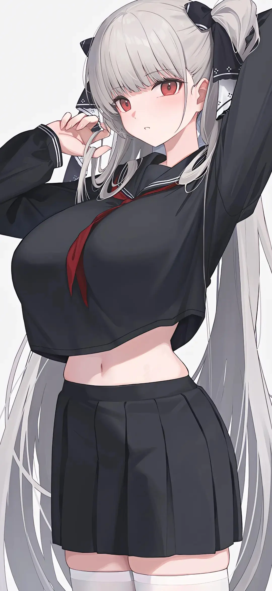 【动漫壁纸】JK制服 原神 甘雨 初音未来 枝头红杏黯然沉香  折满一簇为你斟藏-公众号小姨ai
