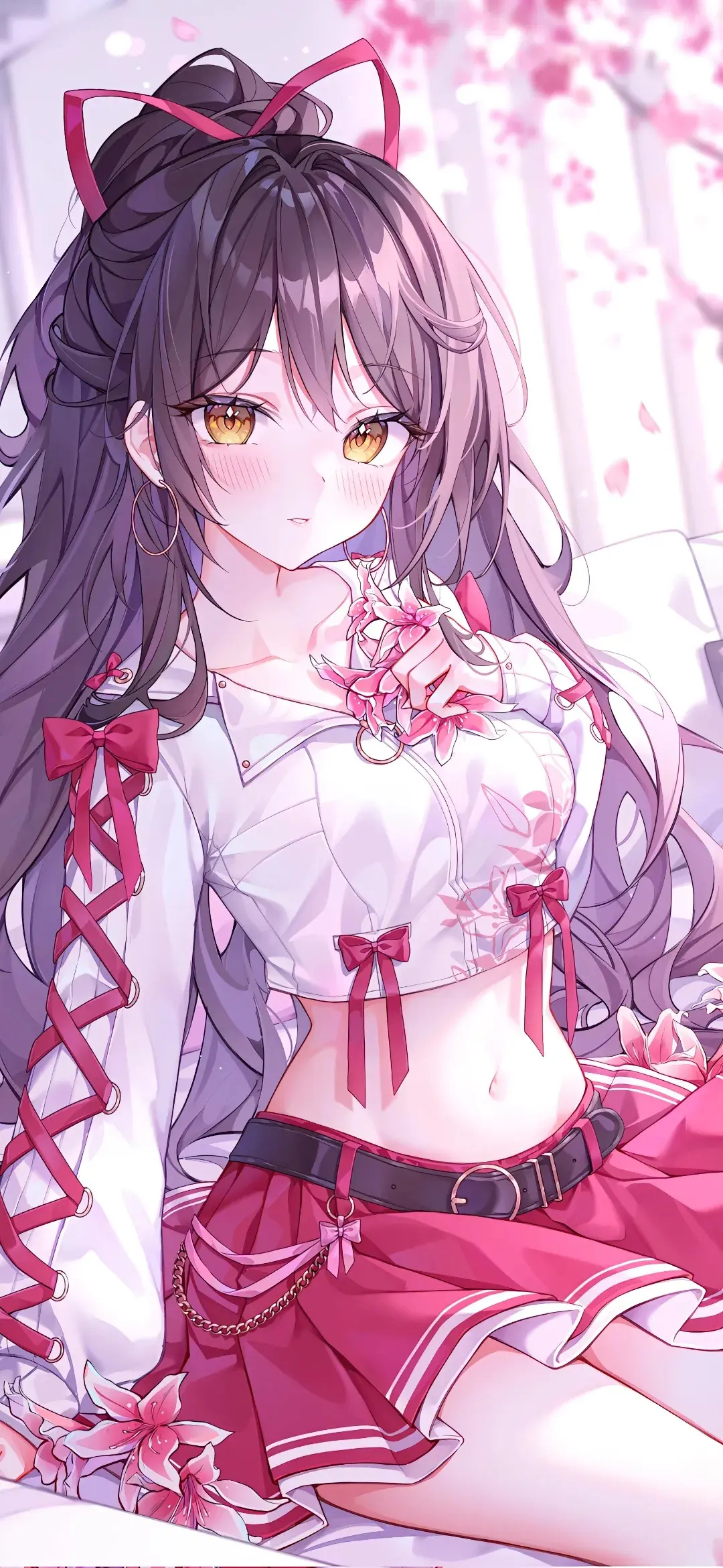 【动漫壁纸】初音未来 黄毛少女 双马尾美少女 掉进你的沼泽从此我丧失了喜乐 手机壁纸-第13张