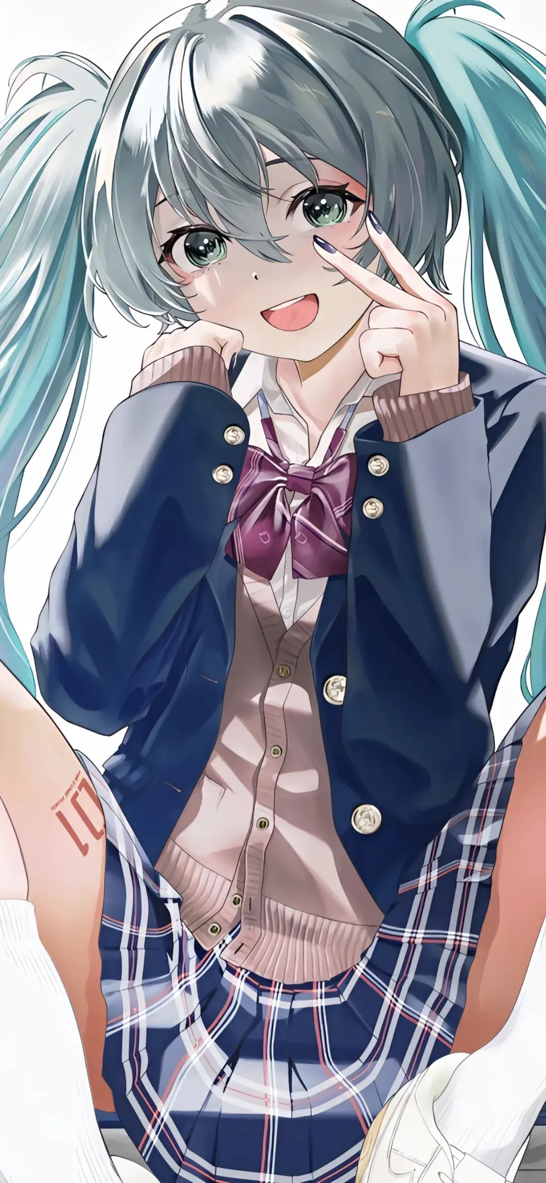 【动漫壁纸】初音未来 黄毛少女 双马尾美少女 掉进你的沼泽从此我丧失了喜乐 手机壁纸-第18张