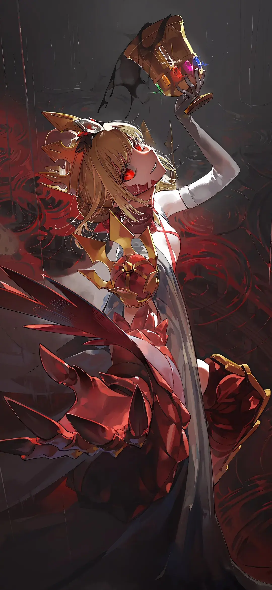 【动漫壁纸】 双马尾小护士 蔚蓝档案 早濑优香 曾经年少心头似白霜 只愿为你梳一世红妆 手机壁纸-第1张