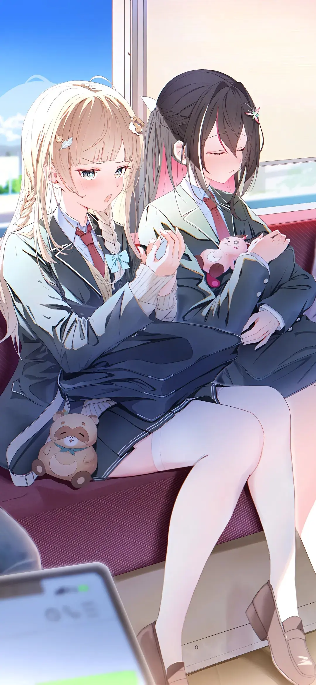 【动漫壁纸】崩铁 卡芙卡妈妈 双马尾美少女 蔚蓝档案 砂狼白子 放你去蓝天尽情的飞翔 手机壁纸-第5张