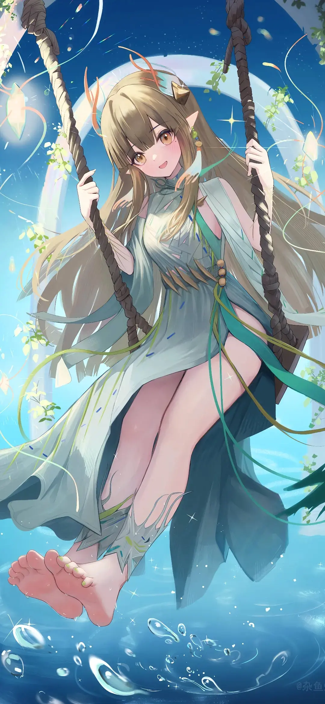 【动漫壁纸】崩铁 卡芙卡妈妈 双马尾美少女 蔚蓝档案 砂狼白子 放你去蓝天尽情的飞翔 手机壁纸-第6张
