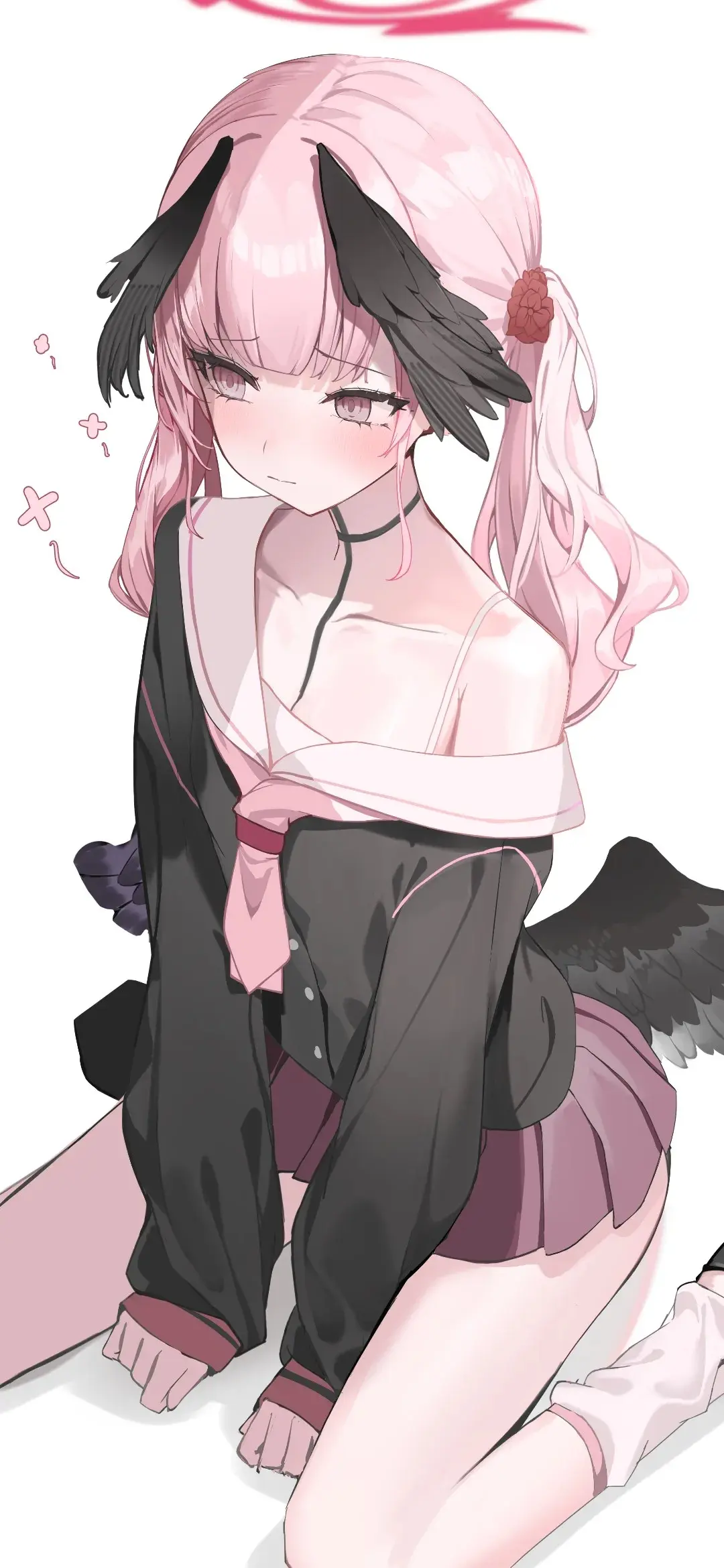 【动漫壁纸】崩铁 卡芙卡妈妈 双马尾美少女 蔚蓝档案 砂狼白子 放你去蓝天尽情的飞翔-公众号小姨ai