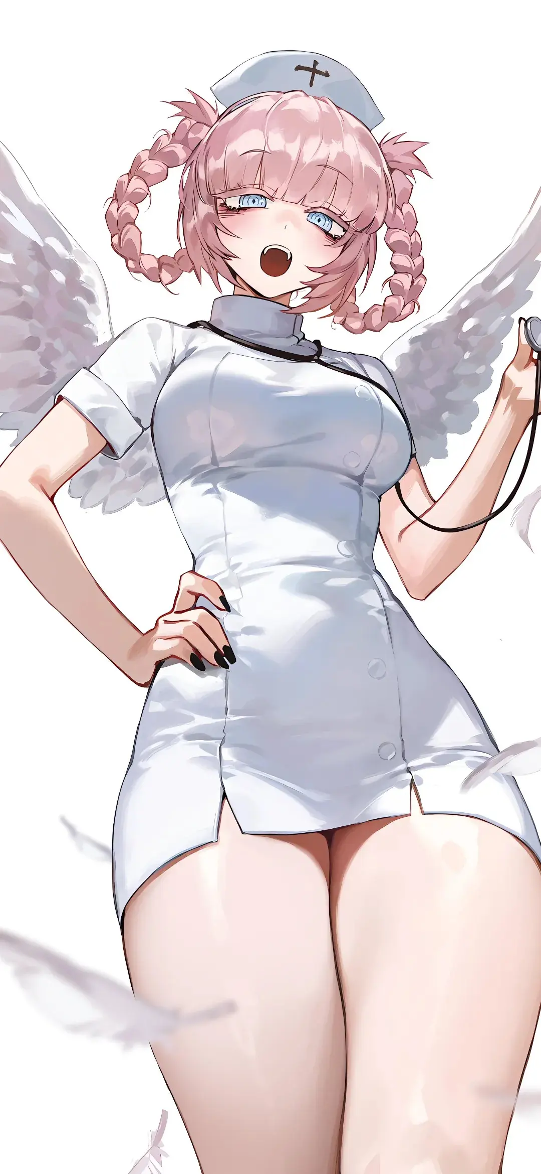 【动漫壁纸】崩铁 卡芙卡妈妈 双马尾美少女 蔚蓝档案 砂狼白子 放你去蓝天尽情的飞翔 手机壁纸-第12张