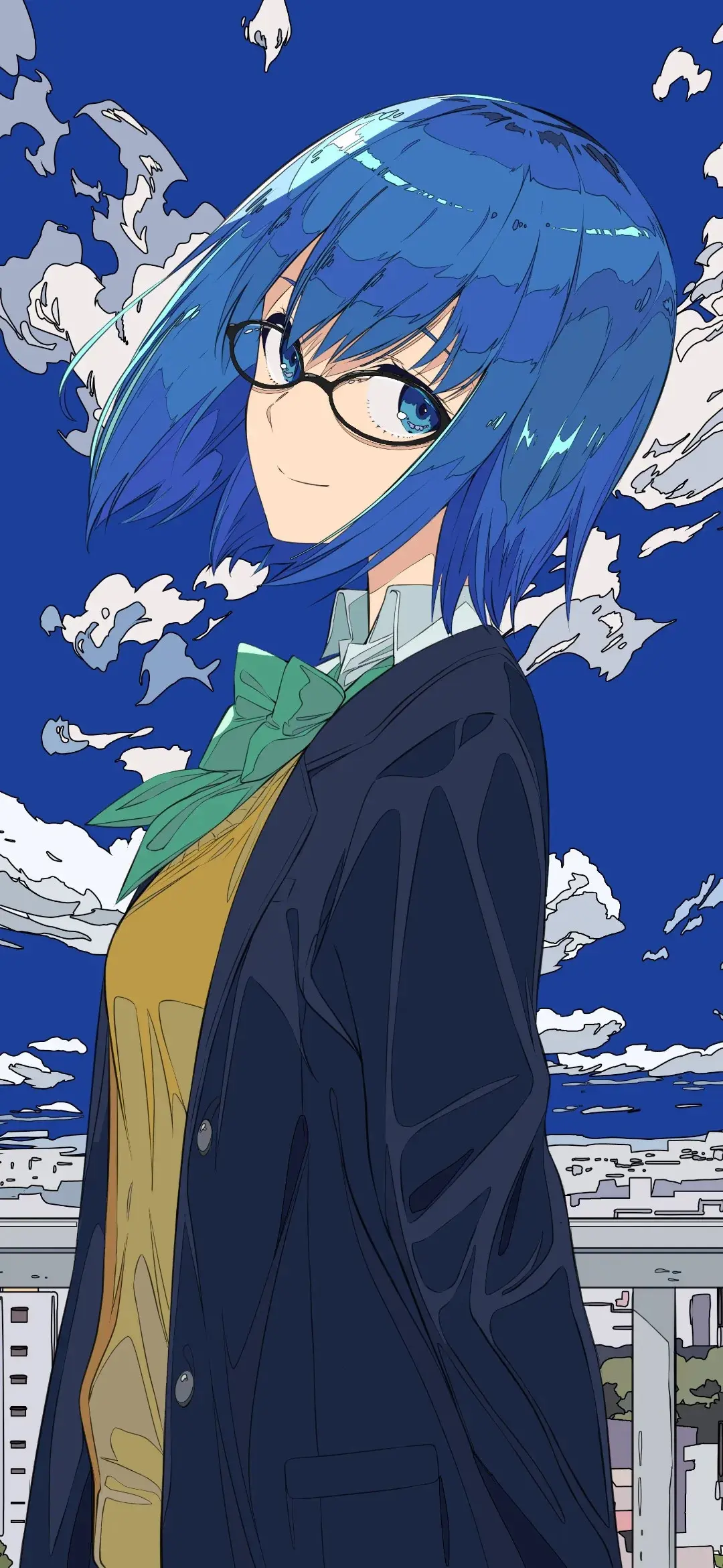 【动漫壁纸】崩铁 卡芙卡妈妈 双马尾美少女 蔚蓝档案 砂狼白子 放你去蓝天尽情的飞翔 手机壁纸-第20张