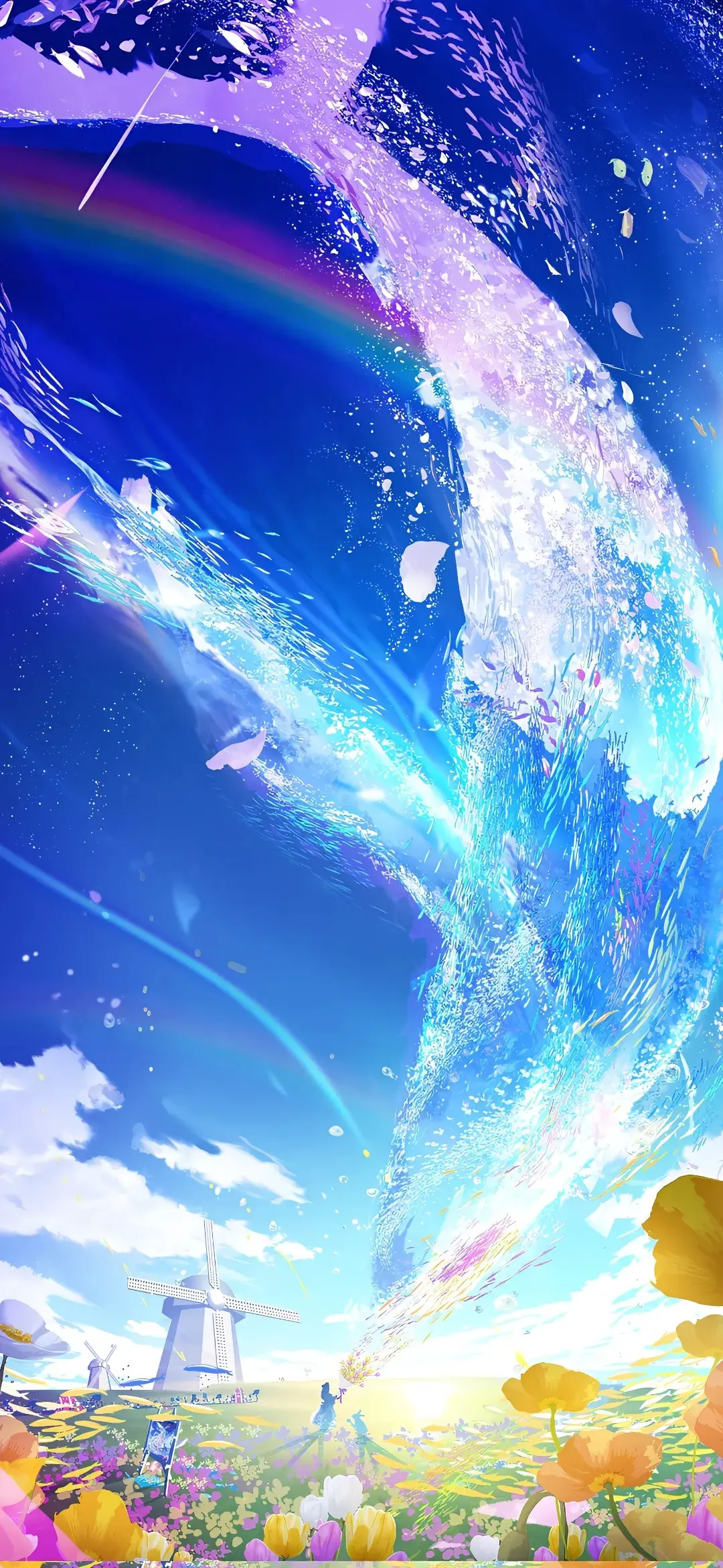 【动漫壁纸】崩坏：星穹铁道 知更鸟 流萤 初音未来 小鲨鱼 我们慢慢将对方活成 相互的生命 手机壁纸-第1张