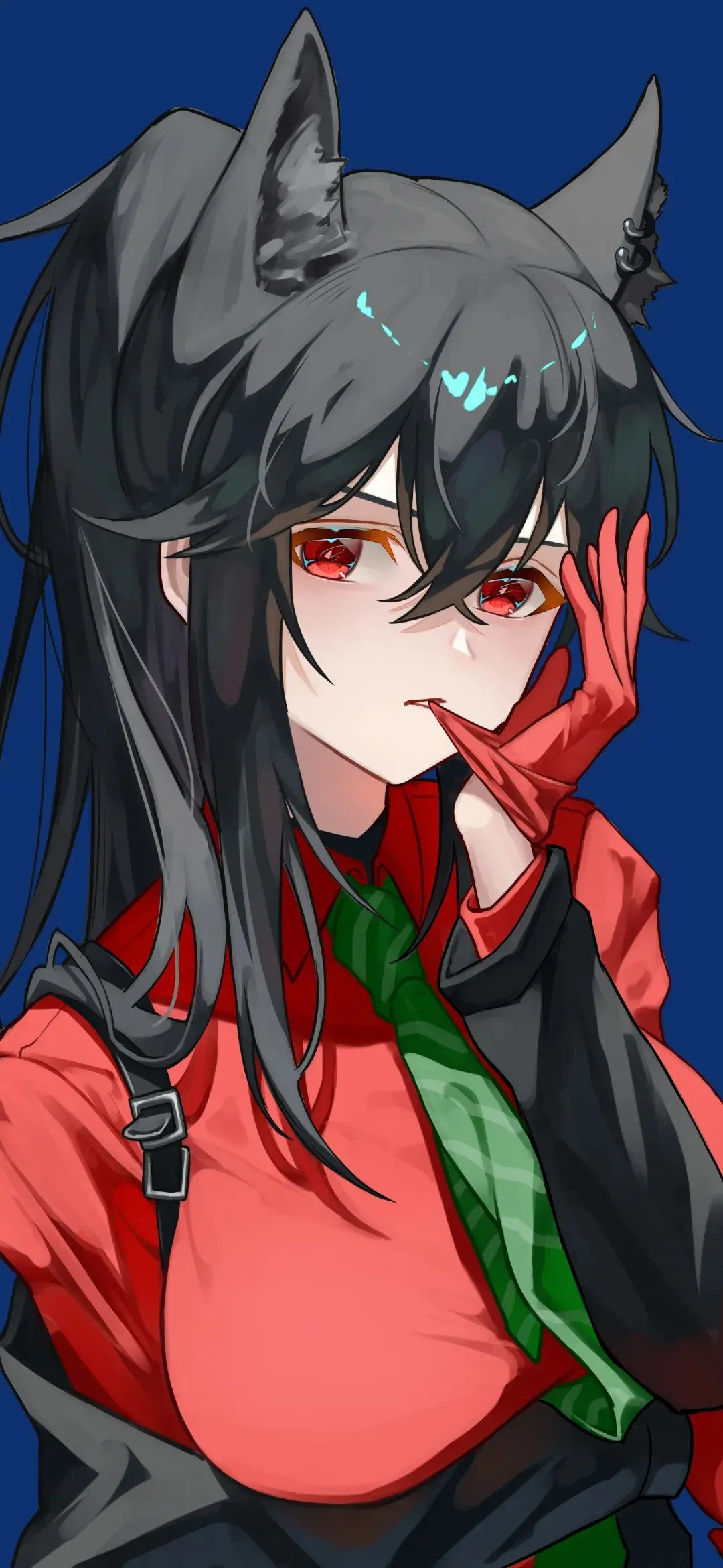 【动漫壁纸】白毛美少女 兽耳少女 JK女高 少年有梦，就放肆的去追逐吧！ 手机壁纸-第8张