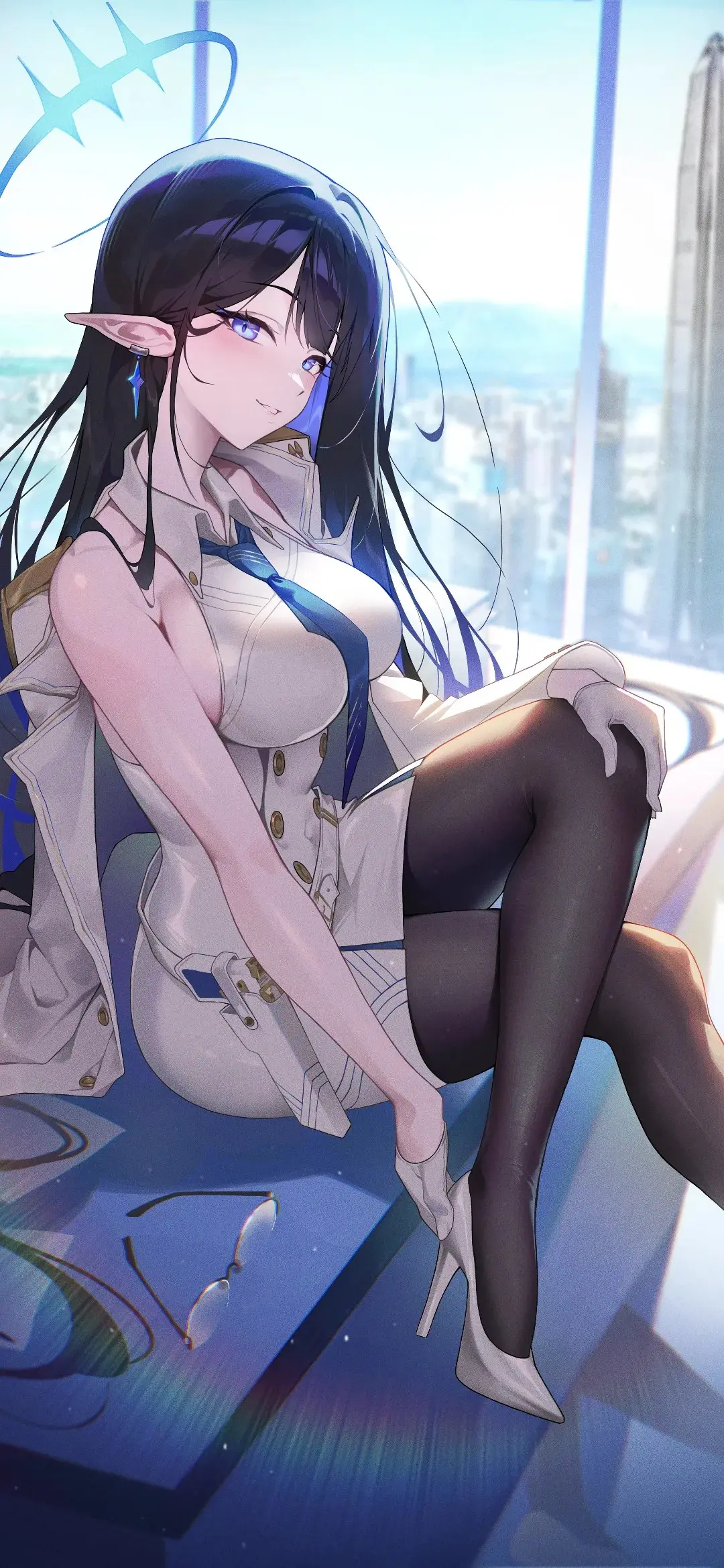 【动漫壁纸】白毛美少女 兽耳少女 JK女高 少年有梦，就放肆的去追逐吧！-公众号小姨ai