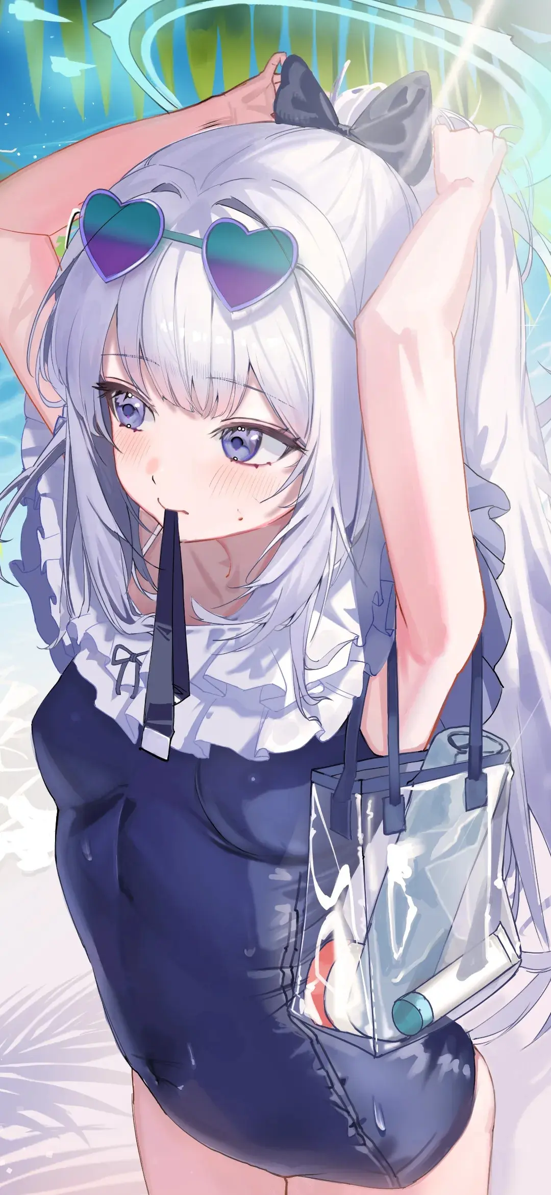【动漫壁纸】雷姆 初音未来 白丝美少女 白毛少女 翻开未来的诗篇记录我们每个瞬间 手机壁纸-第7张