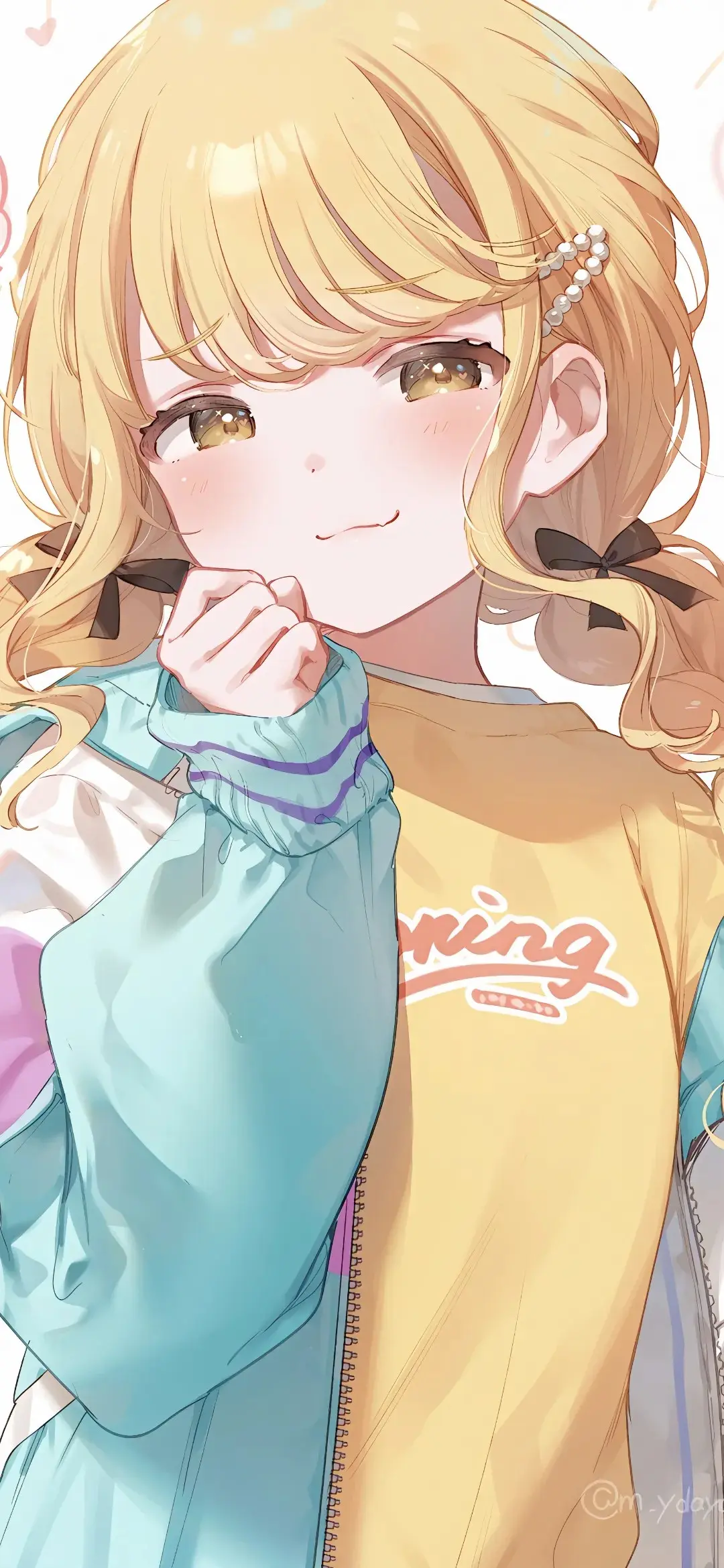 【动漫壁纸】刻晴 雷姆 兽耳白毛美少女 流萤 记得有个傻瓜用尽全力爱过你啊 手机壁纸-第16张