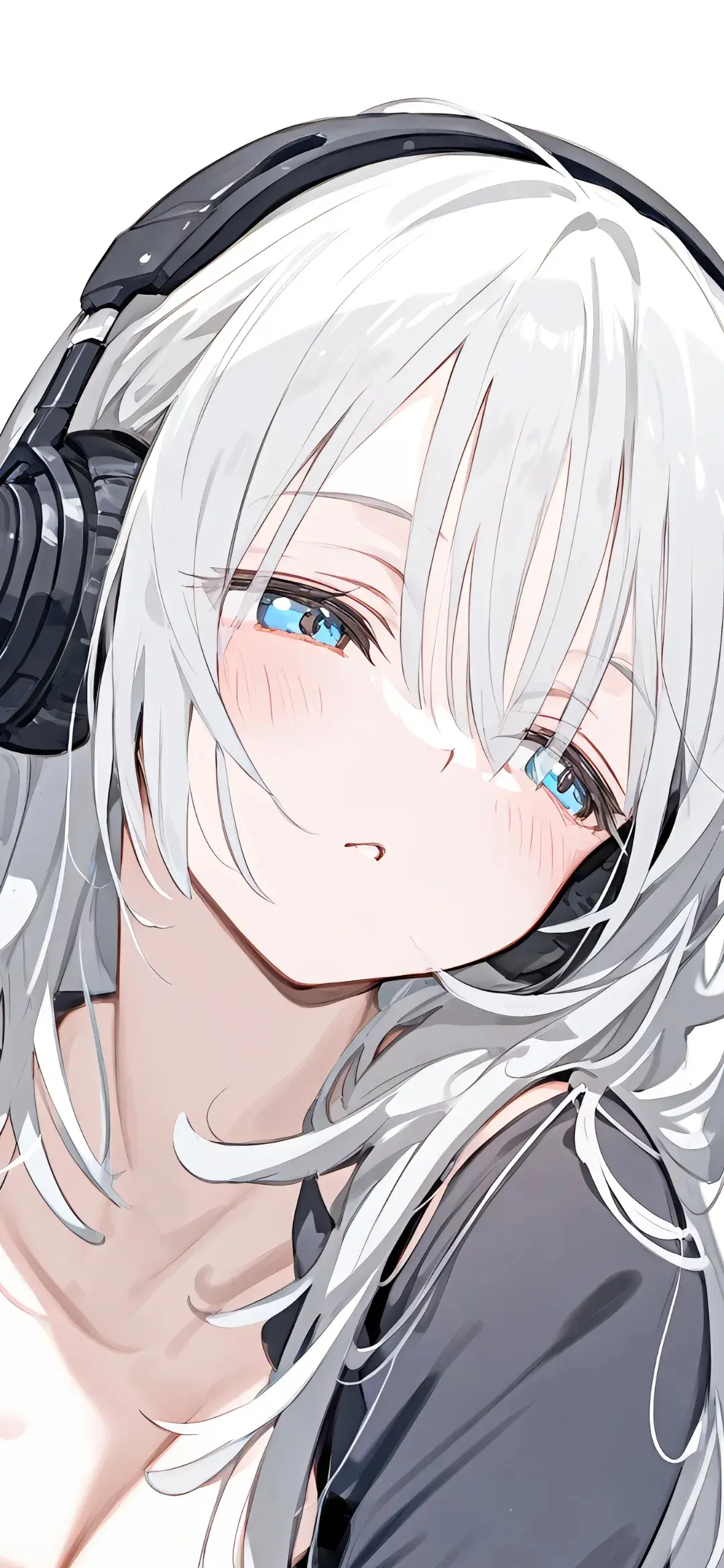 【动漫壁纸】砂狼白字 初音未来 兽耳少女 女仆装 从此以后天涯再无边  将你还于人海 手机壁纸-第1张