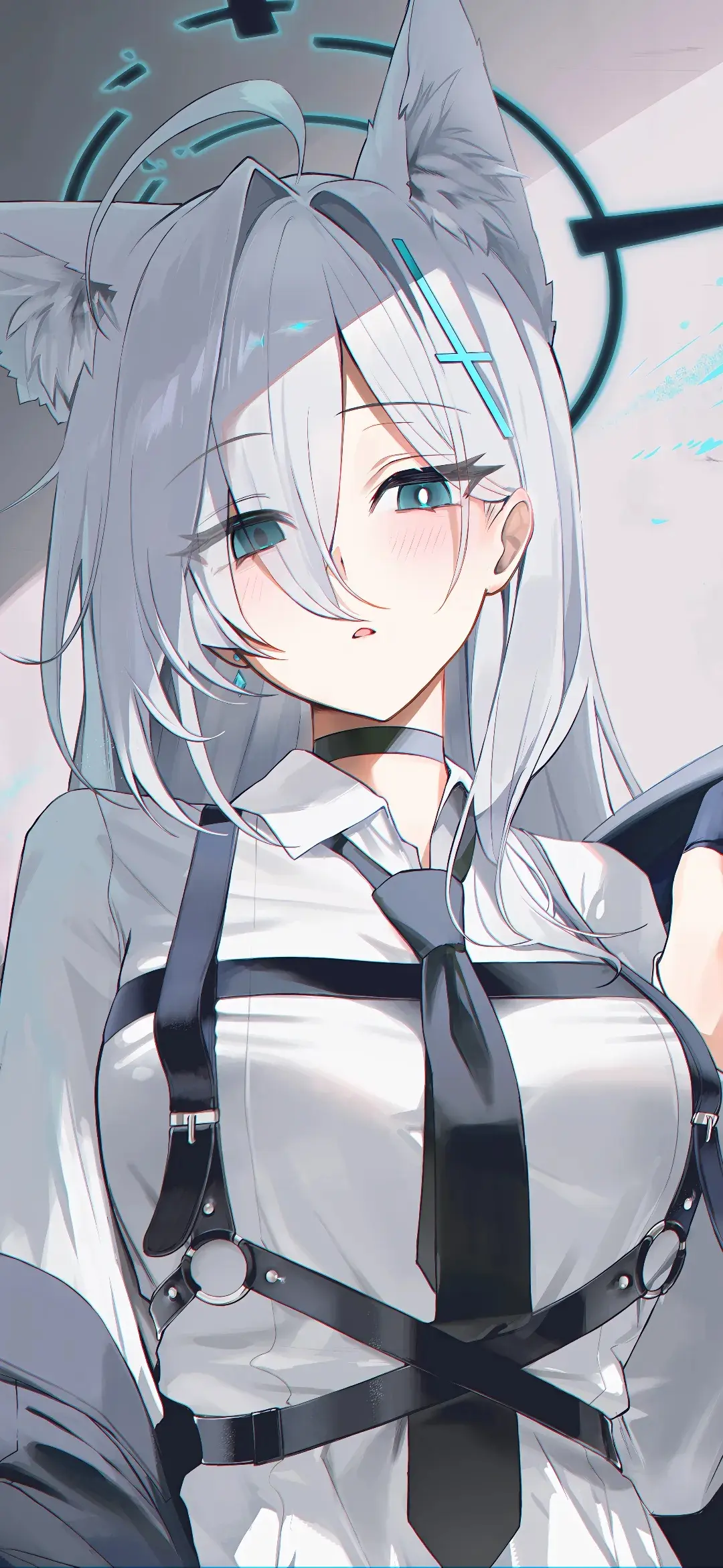 【动漫壁纸】砂狼白字 初音未来 兽耳少女 女仆装 从此以后天涯再无边  将你还于人海-公众号小姨ai