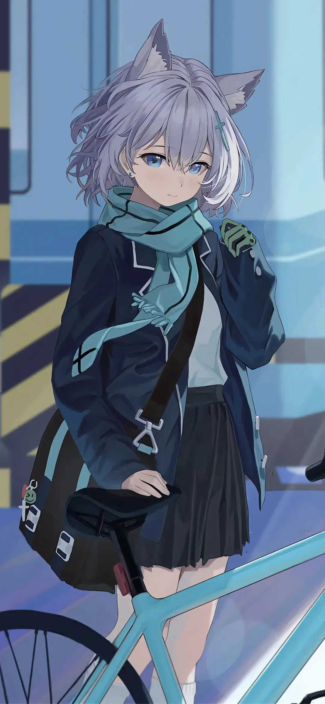 【动漫壁纸】崩坏:星穹铁道 流萤 制服装花火 碧蓝档案 早濑优香 砂狼白子 插画推荐 手机壁纸-第1张