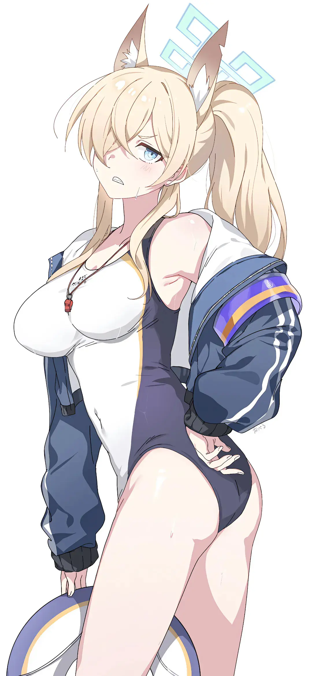 【动漫壁纸】白发兽耳美少女 崩铁银狼 小波奇 你笑了我记得  还有什么比这更甜呢 手机壁纸-第6张