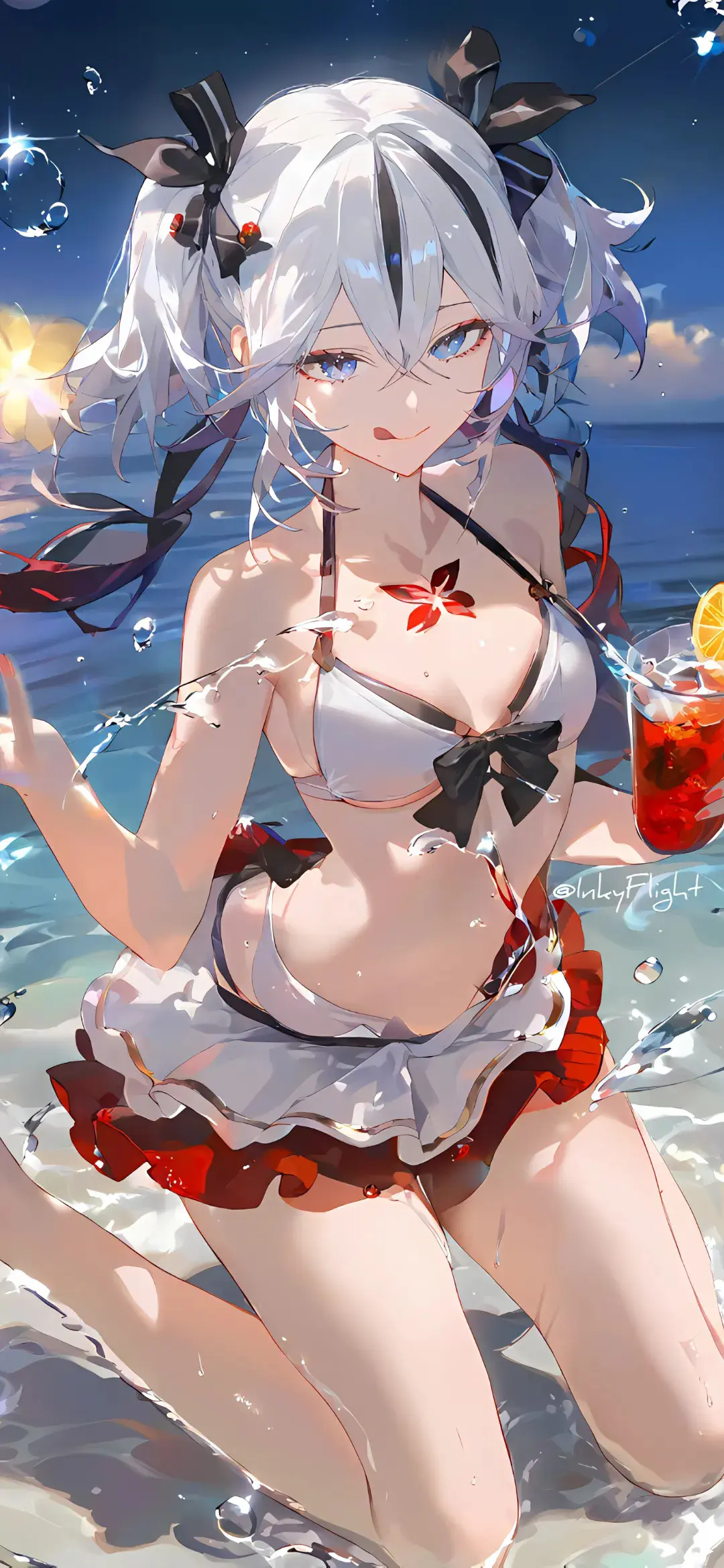 【动漫壁纸】流萤 卡芙卡 初音未来 小鸟游六花 月雪宫子 总会有人把你看得比全世界重要 手机壁纸-第1张