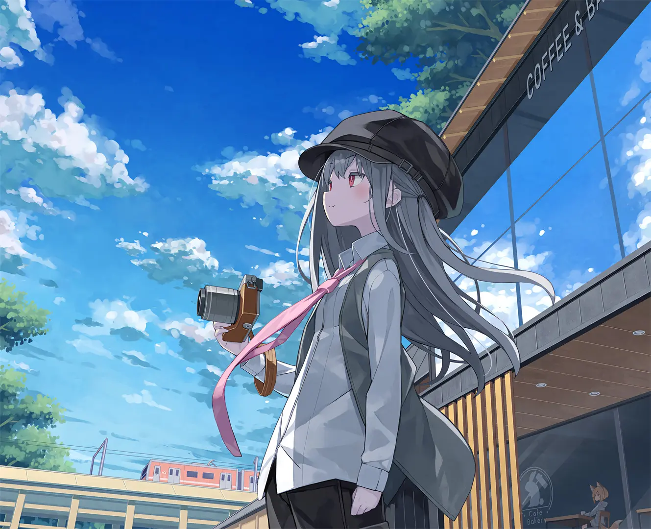 【动漫壁纸】流萤 卡芙卡 初音未来 小鸟游六花 月雪宫子 总会有人把你看得比全世界重要 手机壁纸-第11张