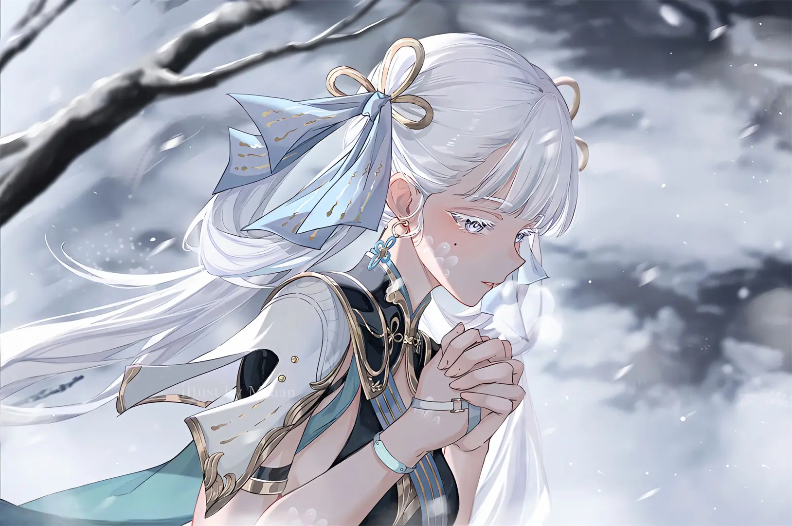 【动漫壁纸】流萤 卡芙卡 初音未来 小鸟游六花 月雪宫子 总会有人把你看得比全世界重要 手机壁纸-第19张