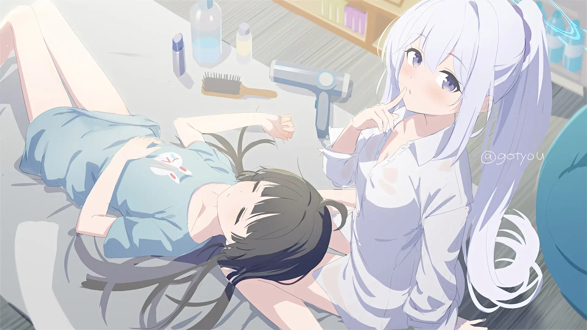 【动漫壁纸】流萤 卡芙卡 初音未来 小鸟游六花 月雪宫子 总会有人把你看得比全世界重要 手机壁纸-第20张