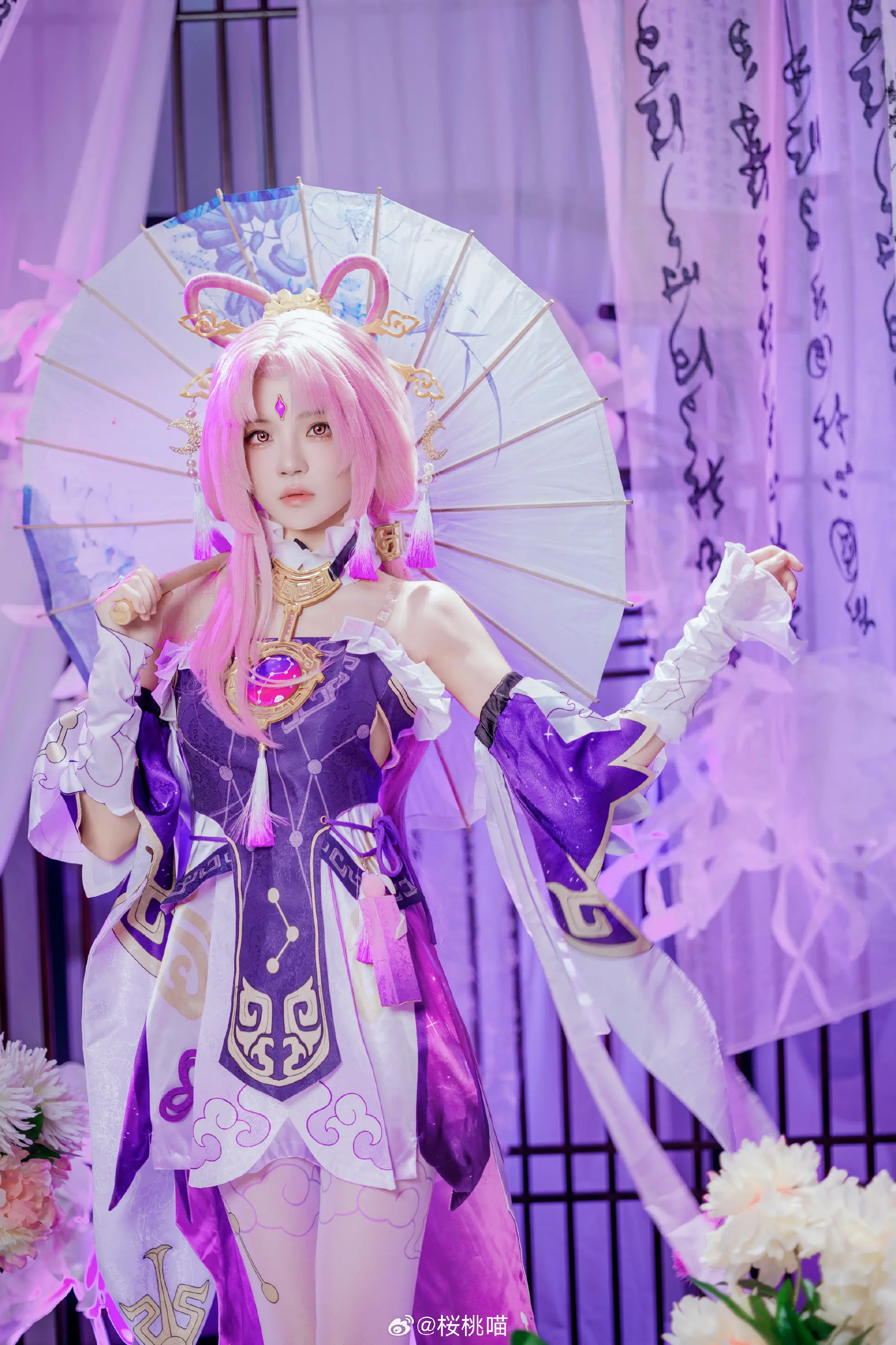 cosplay —— 将军！你这个坏蛋！ 崩坏星穹铁道 符玄@桜桃喵 COSPLAY-第2张