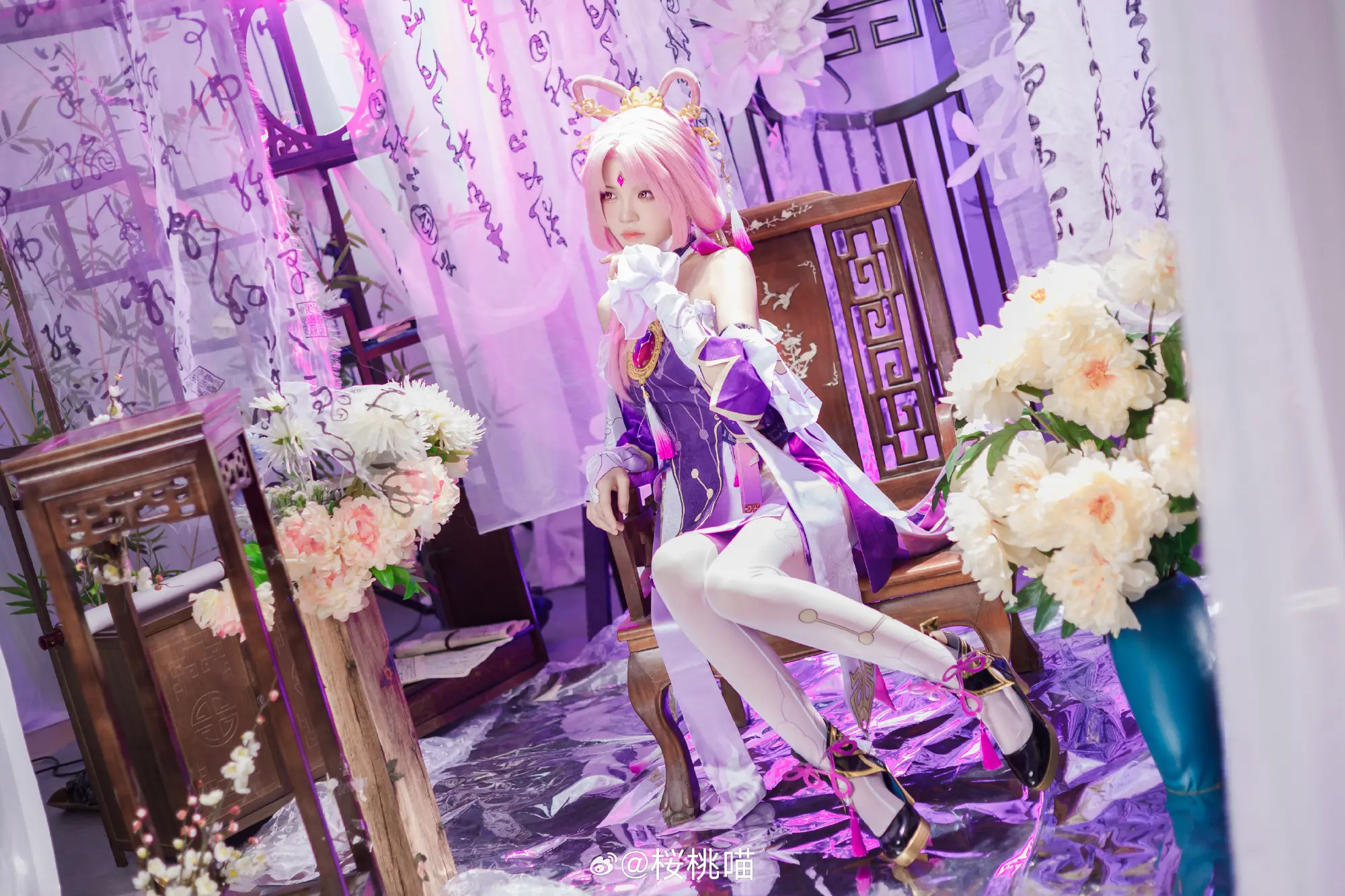 cosplay —— 将军！你这个坏蛋！ 崩坏星穹铁道 符玄@桜桃喵 COSPLAY-第6张