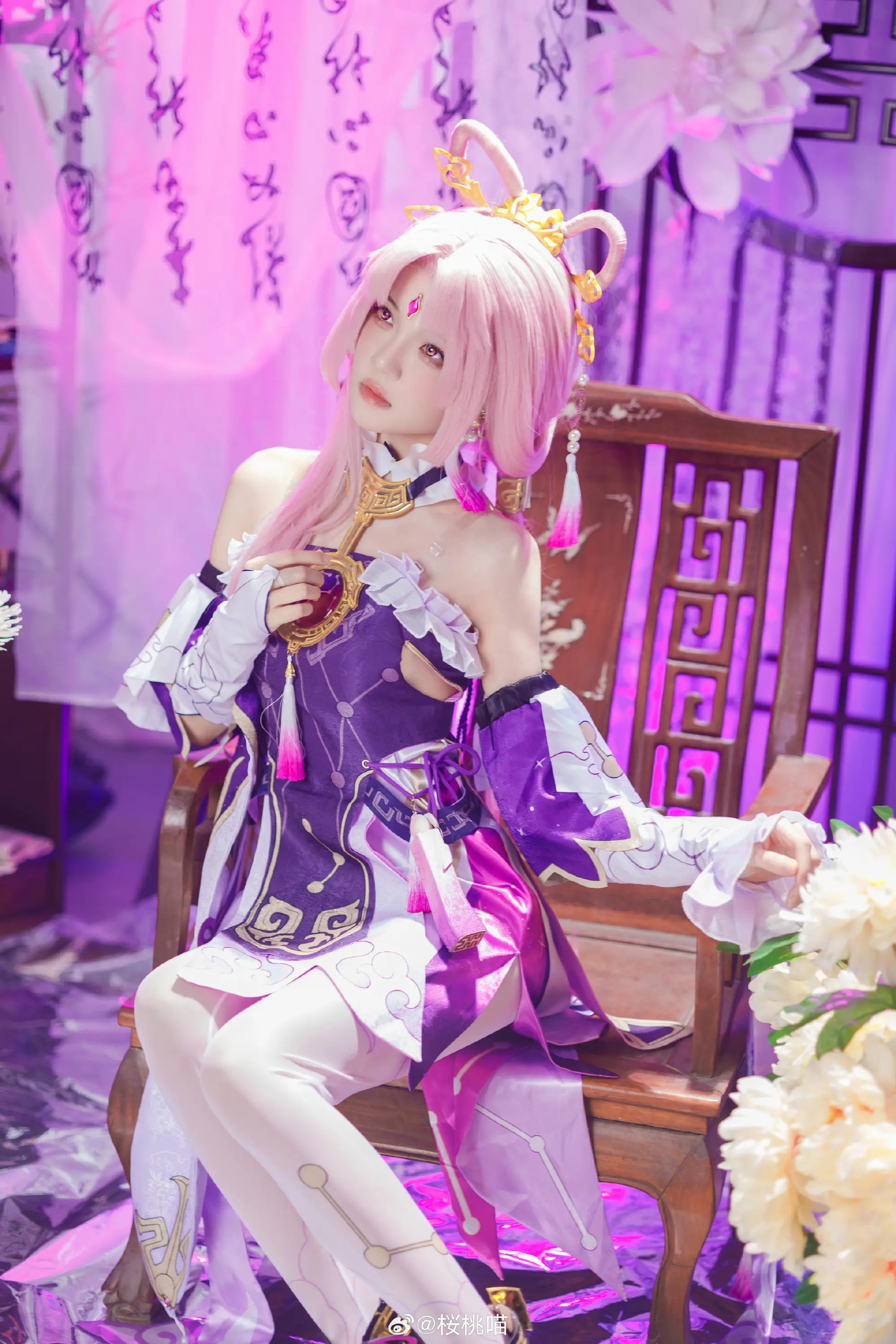 cosplay —— 将军！你这个坏蛋！ 崩坏星穹铁道 符玄@桜桃喵 COSPLAY-第9张