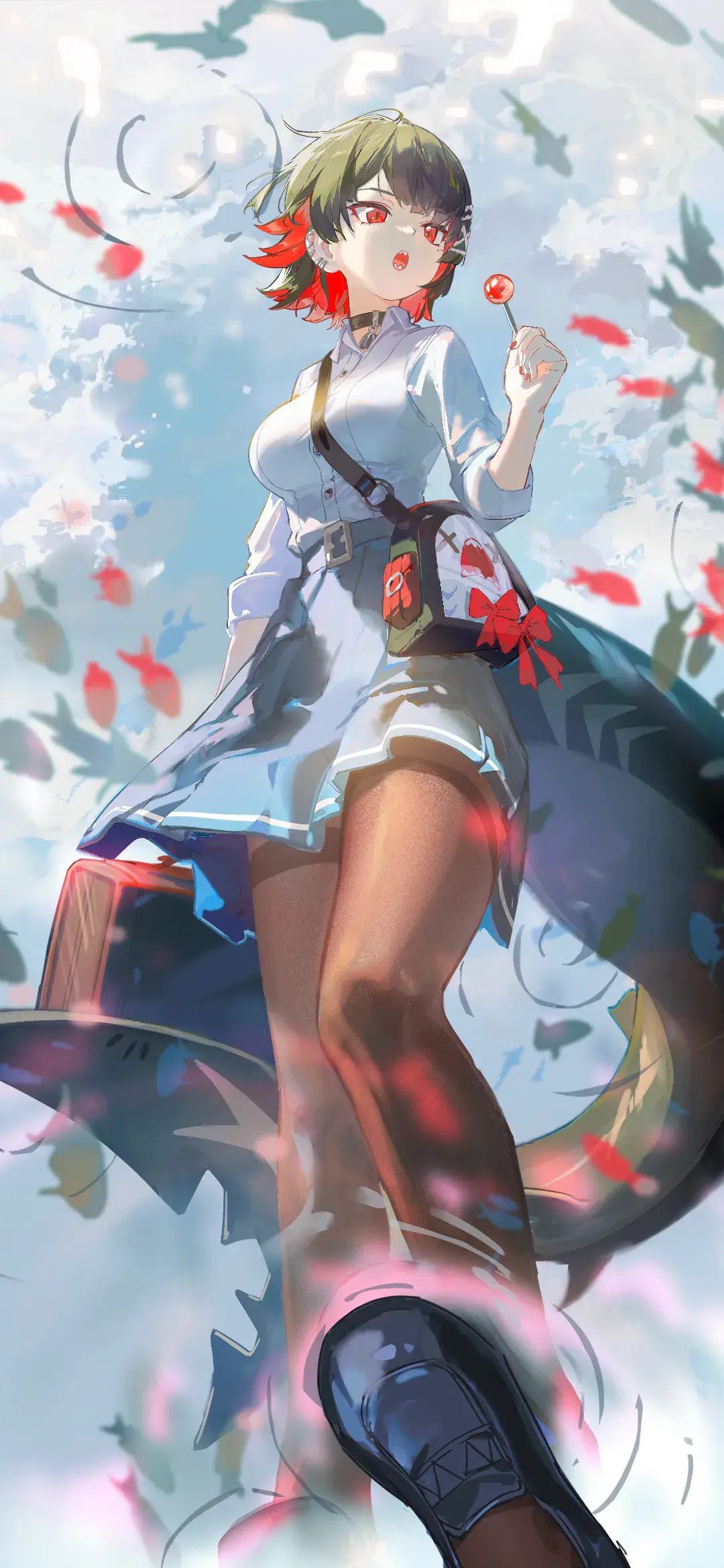 【动漫壁纸】碧蓝档案 小鸟游星野  赛马娘 女仆装少女 我们的剧情 只剩陌生的自己 手机壁纸-第10张