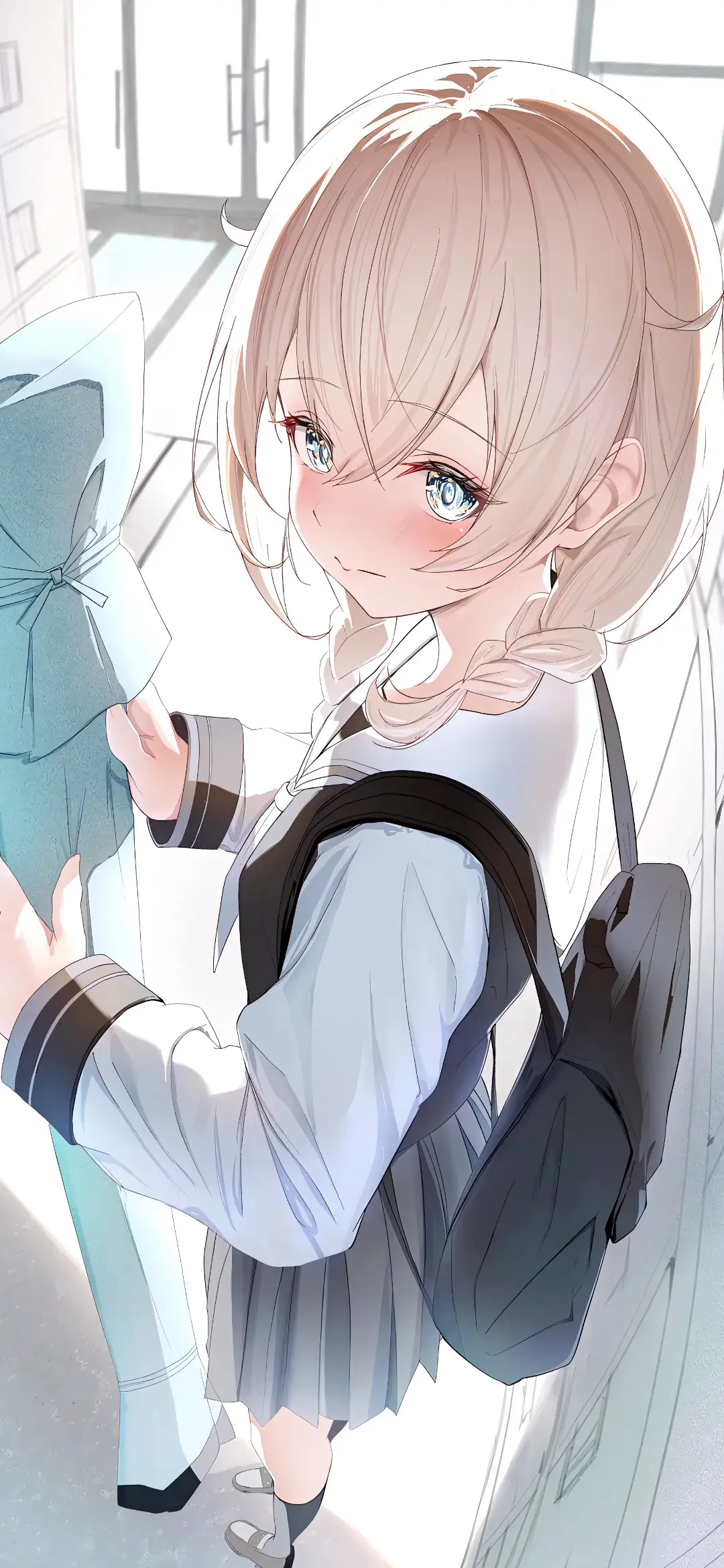 【动漫壁纸】JK制服 兽耳美少女 泳装 崩铁 花火 三月七 想念几个世纪 才是刻骨铭心 手机壁纸-第3张